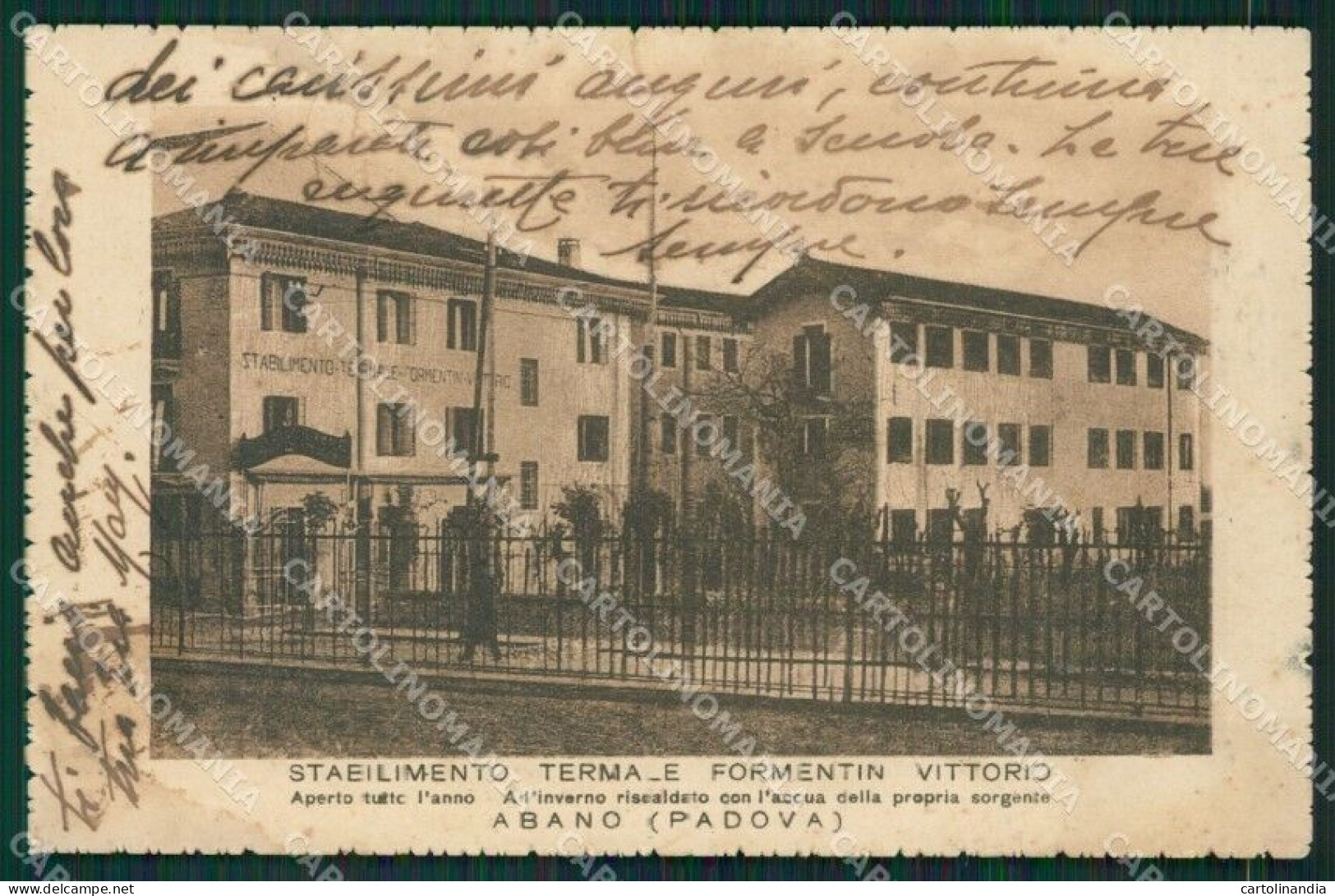 Padova Abano Terme Cartolina KV1770 - Padova