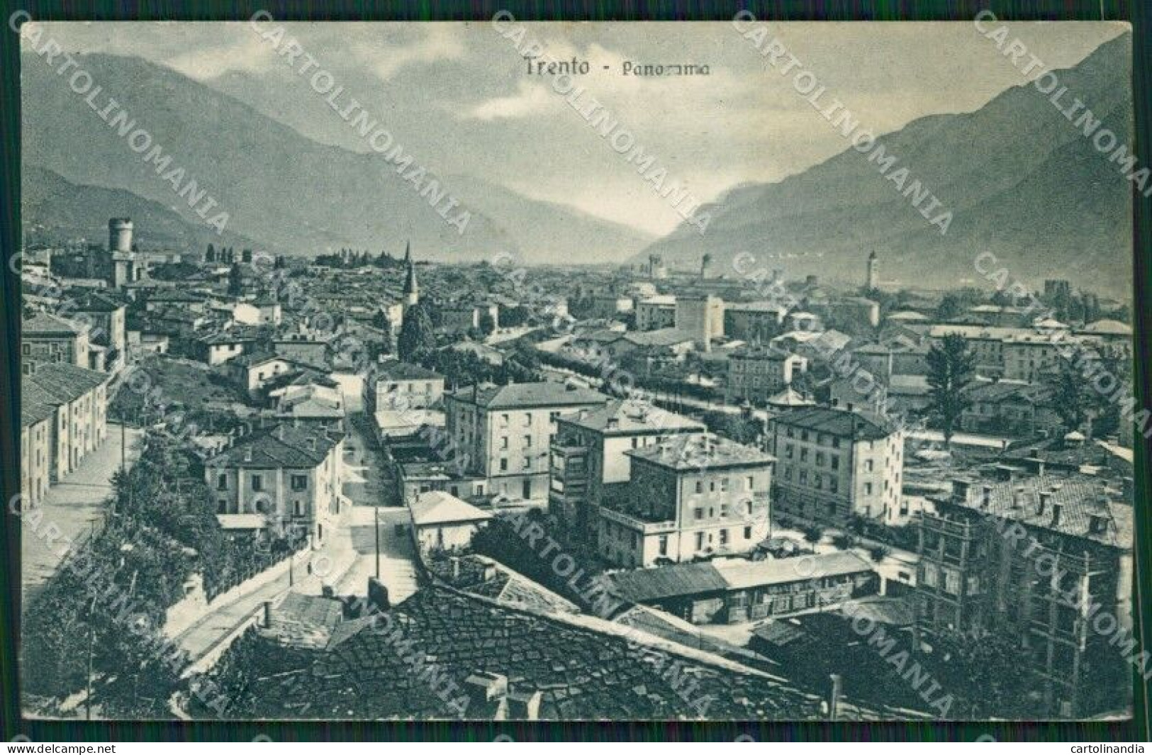 Trento Città MACCHIA Cartolina KV1775 - Trento
