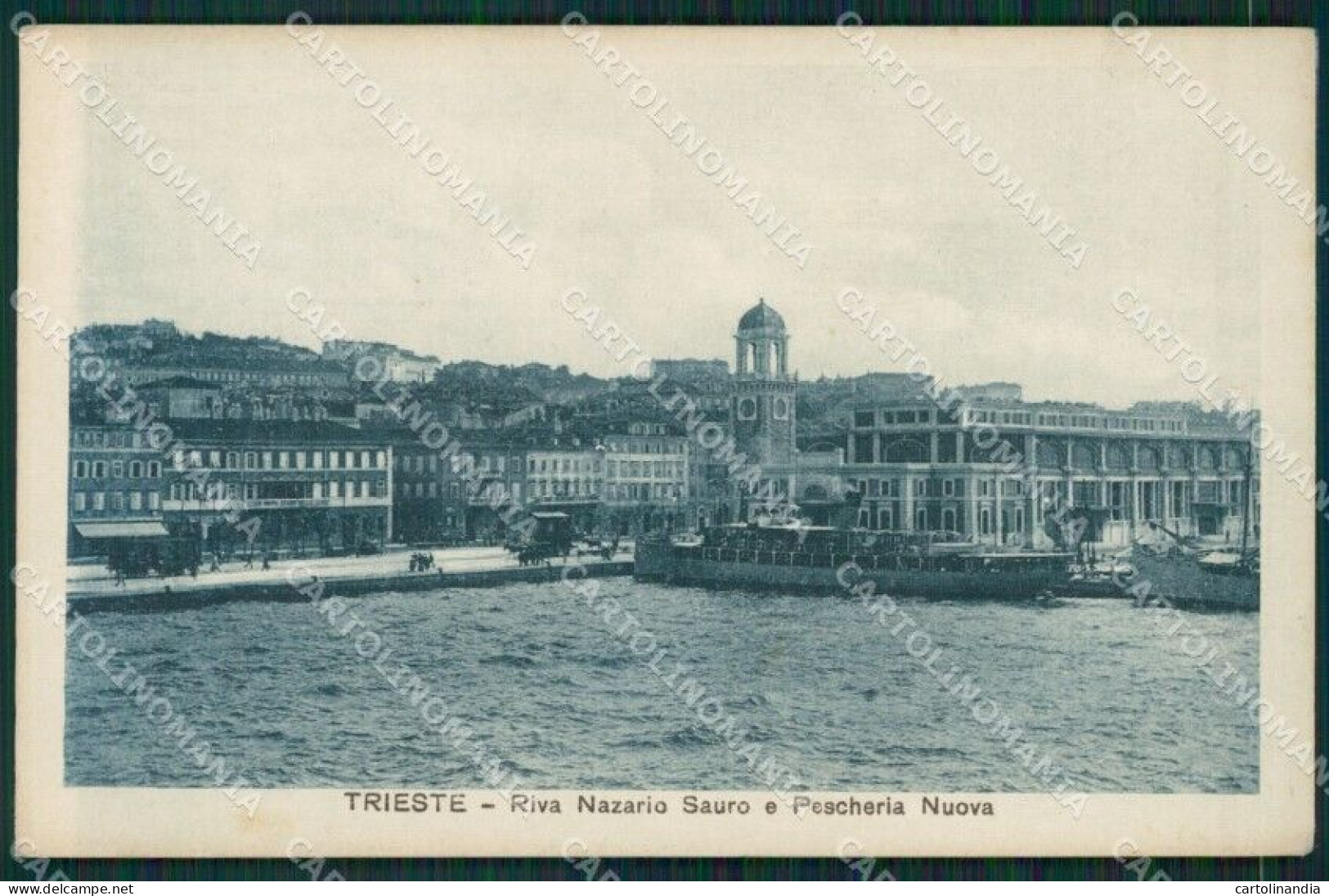 Trieste Città Battello Cartolina KV1779 - Trieste