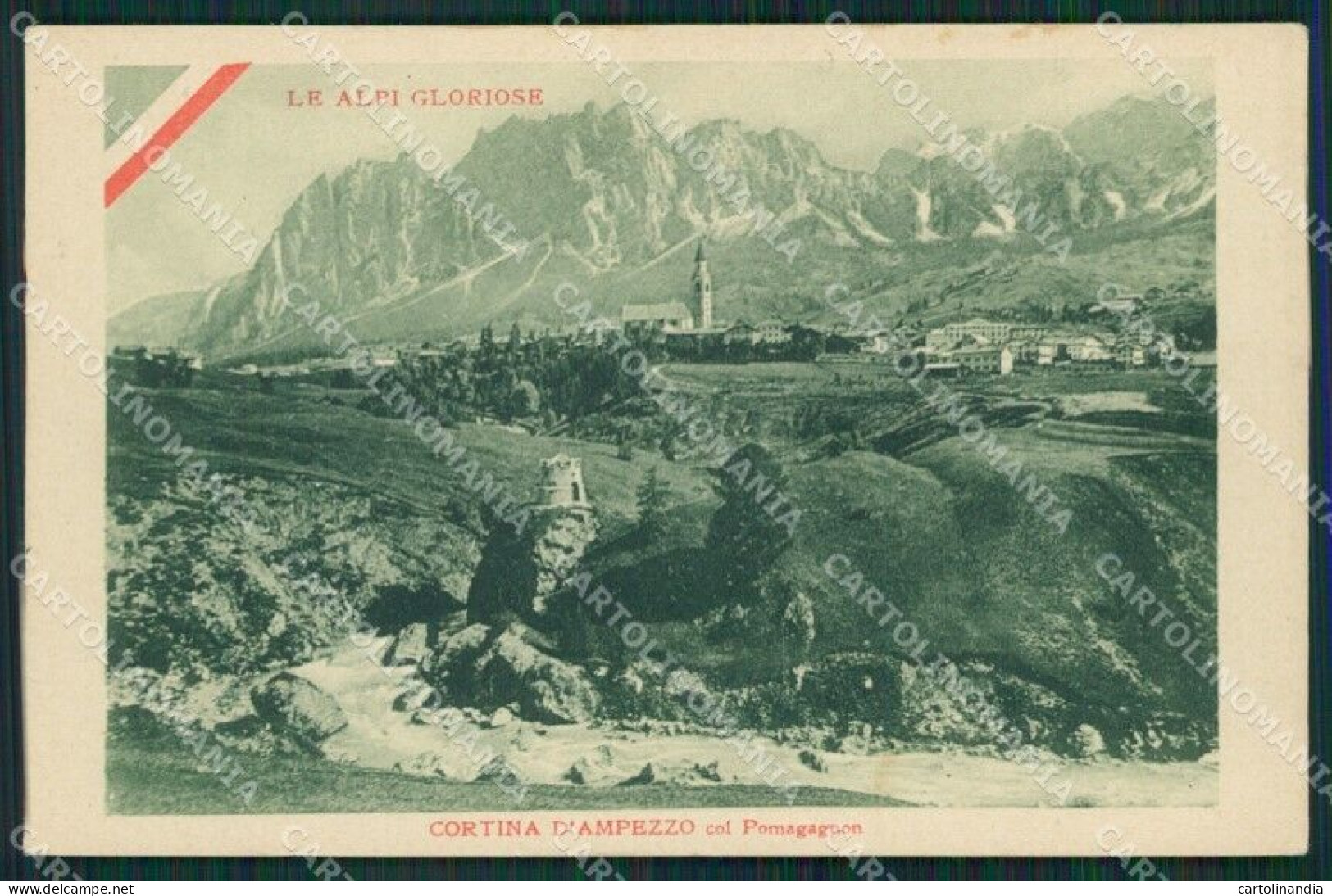 Belluno Cortina D'Ampezzo Carducci Cartolina KV1792 - Belluno