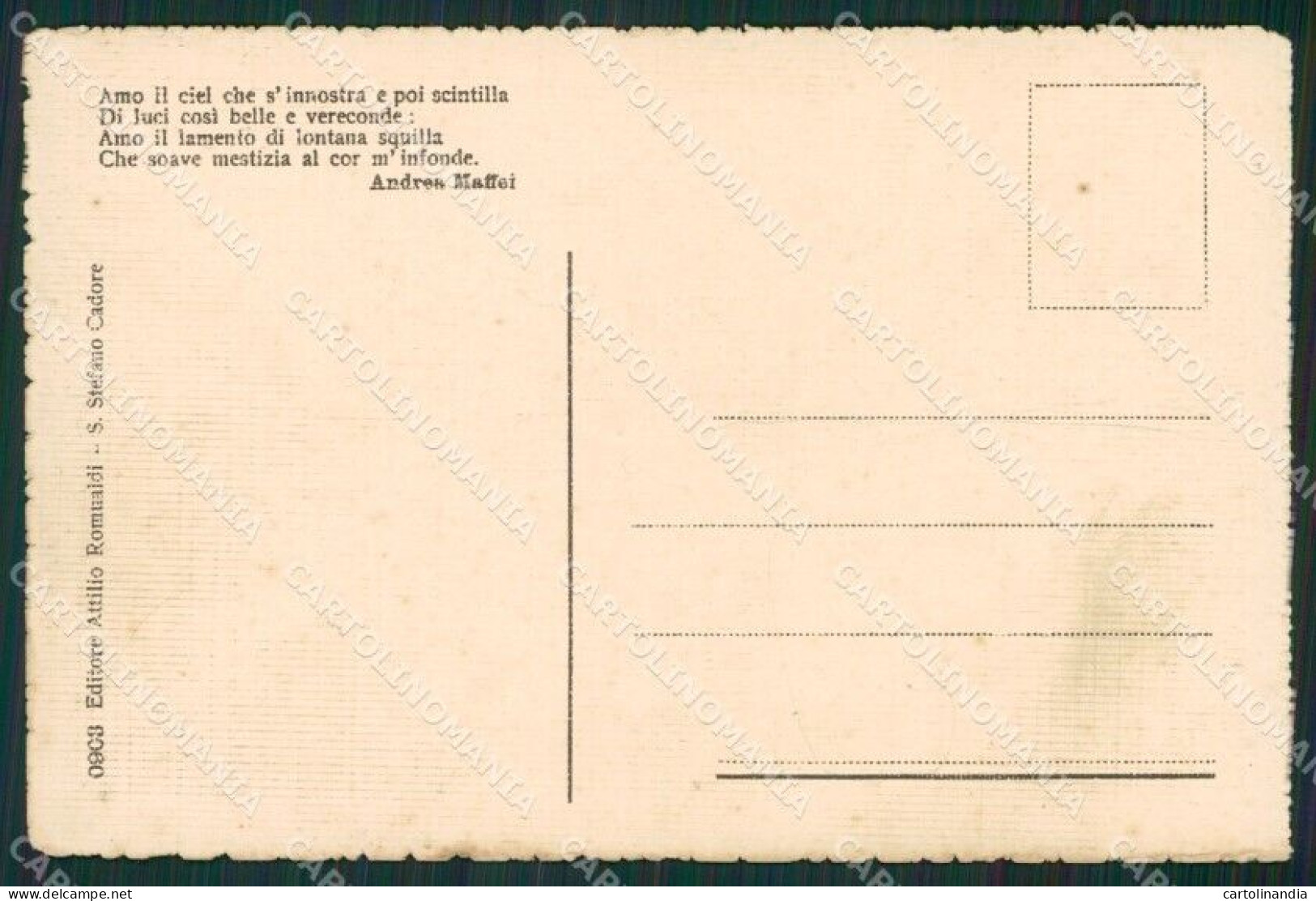 Belluno Cortina D'Ampezzo Maffei Cartolina KV1794 - Belluno