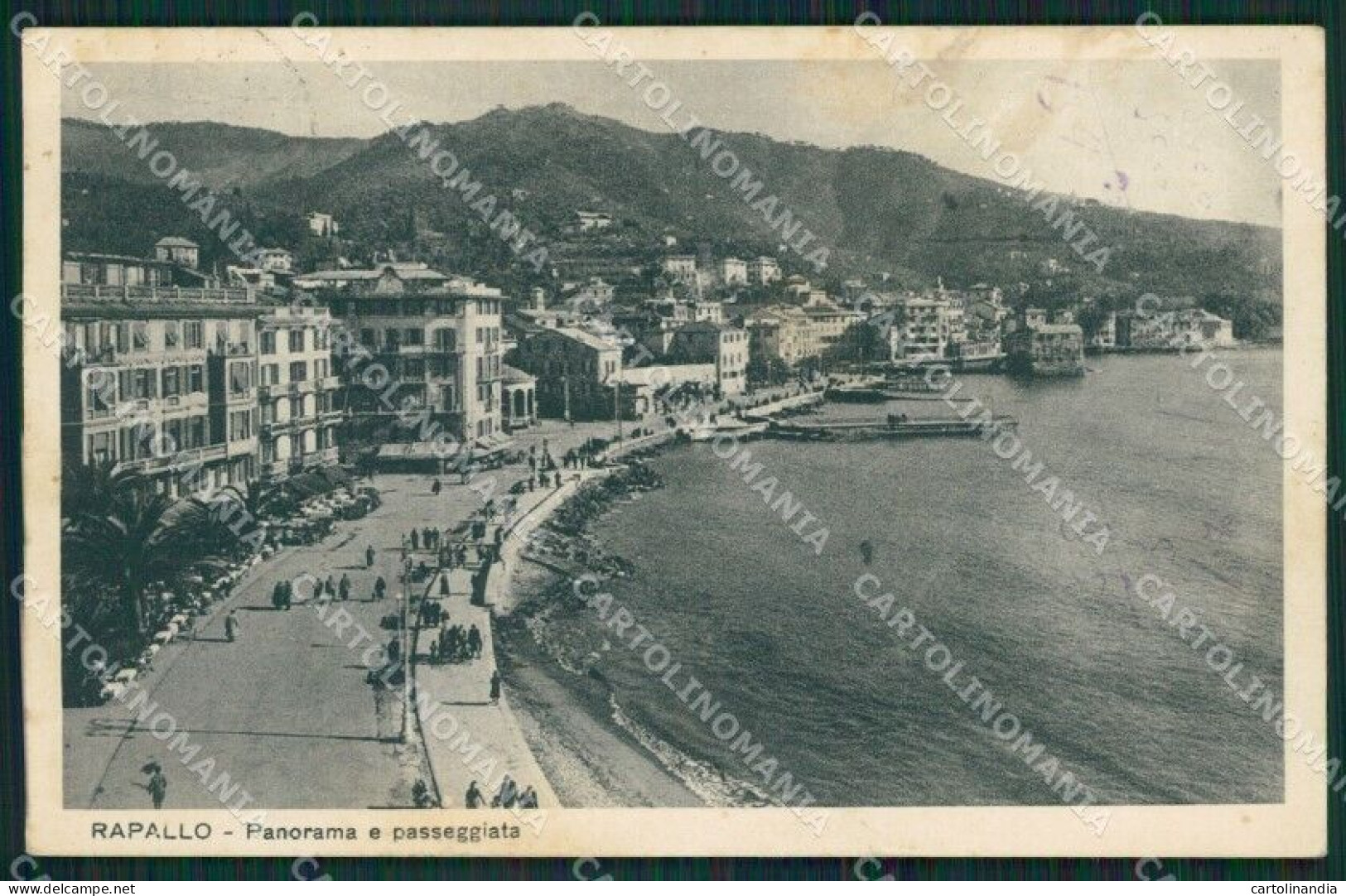Genova Rapallo ABRASA Cartolina KV1861 - Genova