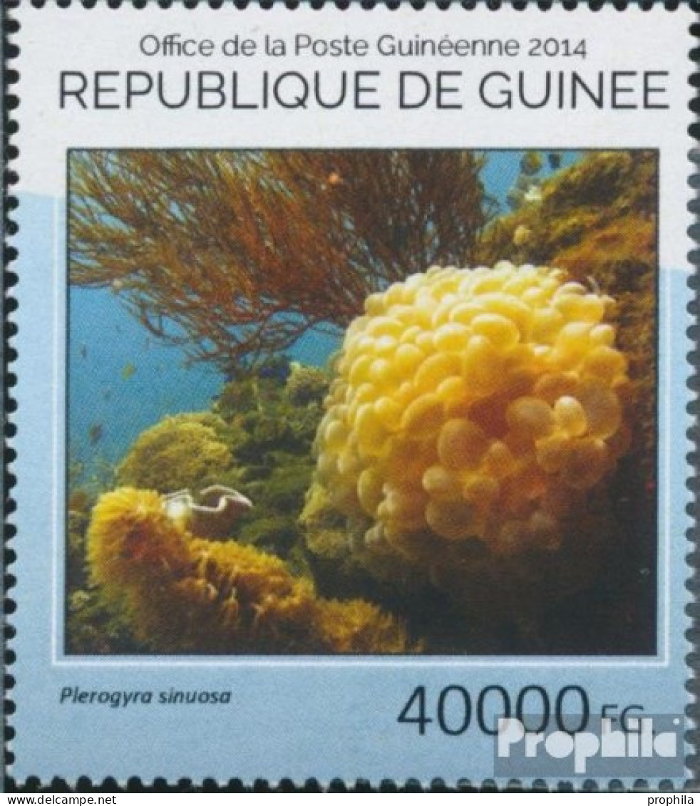 Guinea 10536 (kompl. Ausgabe) Postfrisch 2014 Korallen - Guinée (1958-...)