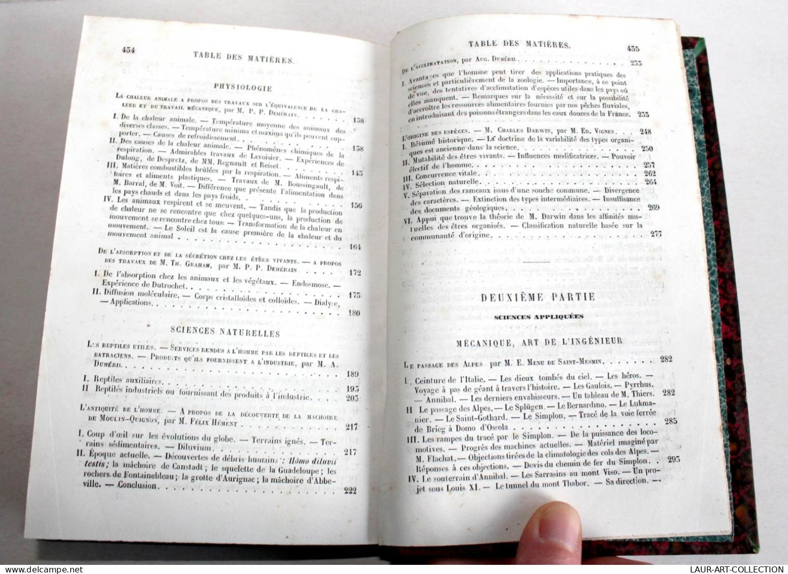 ANNUAIRE SCIENTIFIQUE De DEHERAIN 3e ANNEE 1864 CHARPENTIER PROGRES DES SCIENCES / ANCIEN LIVRE XXe SIECLE (2603.85) - Gesundheit