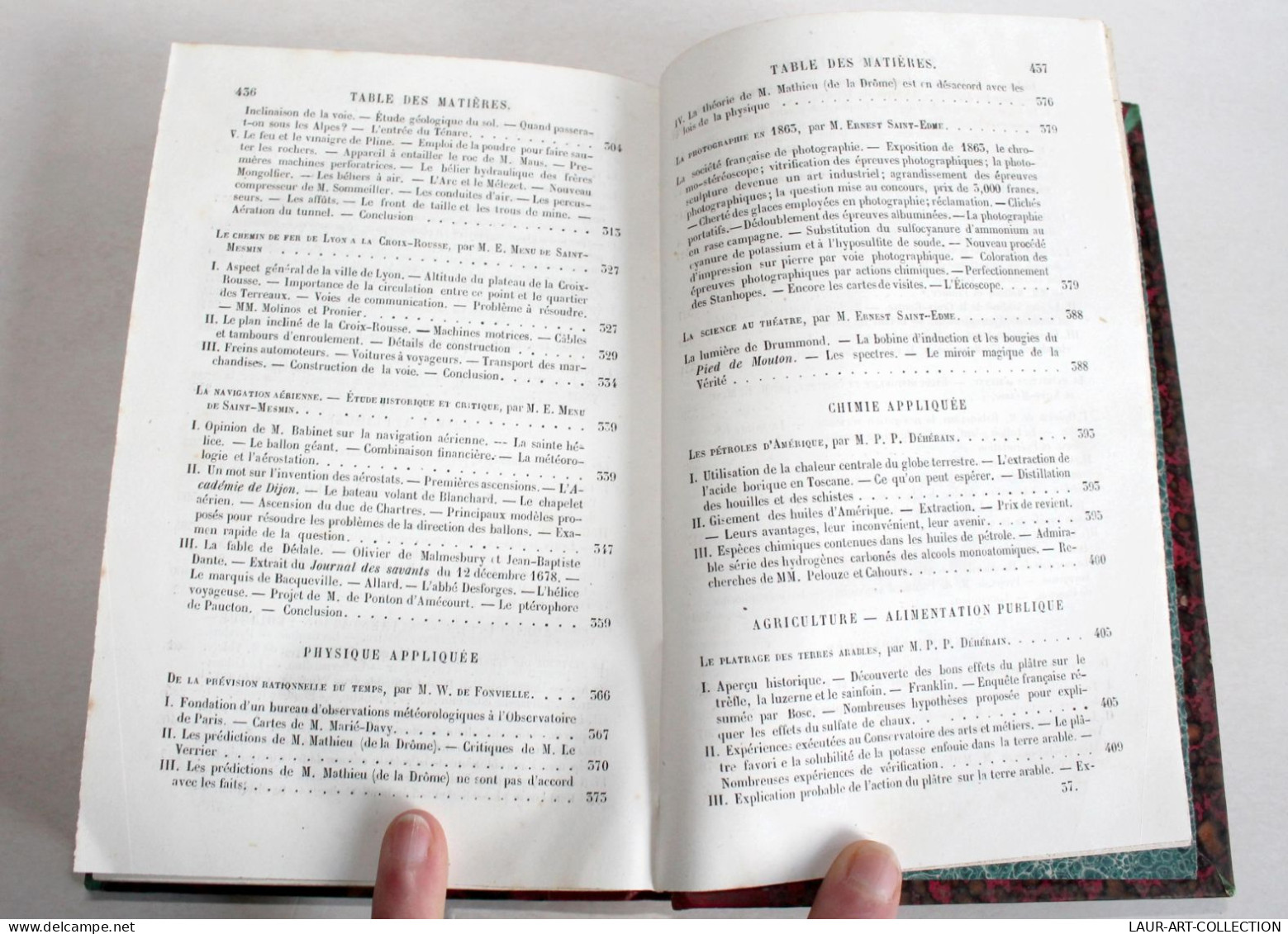ANNUAIRE SCIENTIFIQUE de DEHERAIN 3e ANNEE 1864 CHARPENTIER PROGRES DES SCIENCES / ANCIEN LIVRE XXe SIECLE (2603.85)