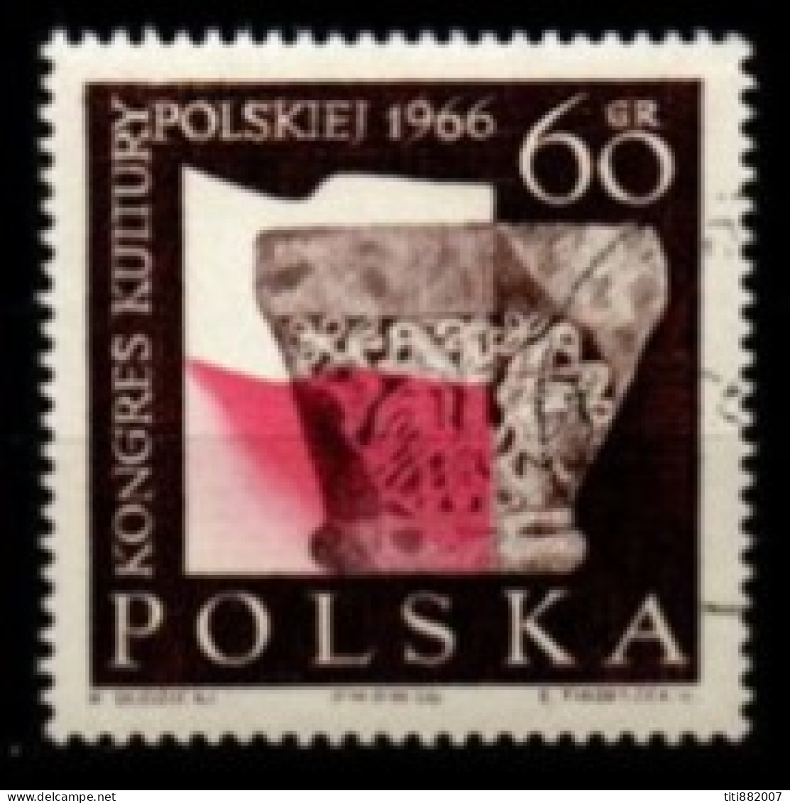 POLOGNE   -    1966 .  Y&T N° 1566 Oblitéré  . - Gebraucht