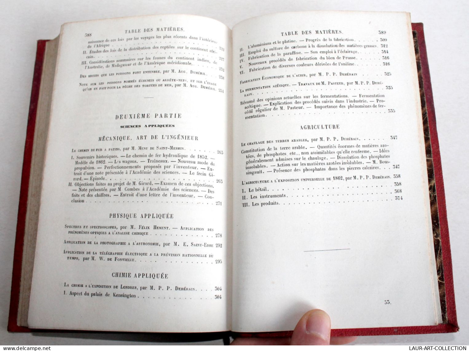 ANNUAIRE SCIENTIFIQUE De DEHERAIN 2e ANNEE 1863 CHARPENTIER PROGRES DES SCIENCES / ANCIEN LIVRE XXe SIECLE (2603.86) - Salud