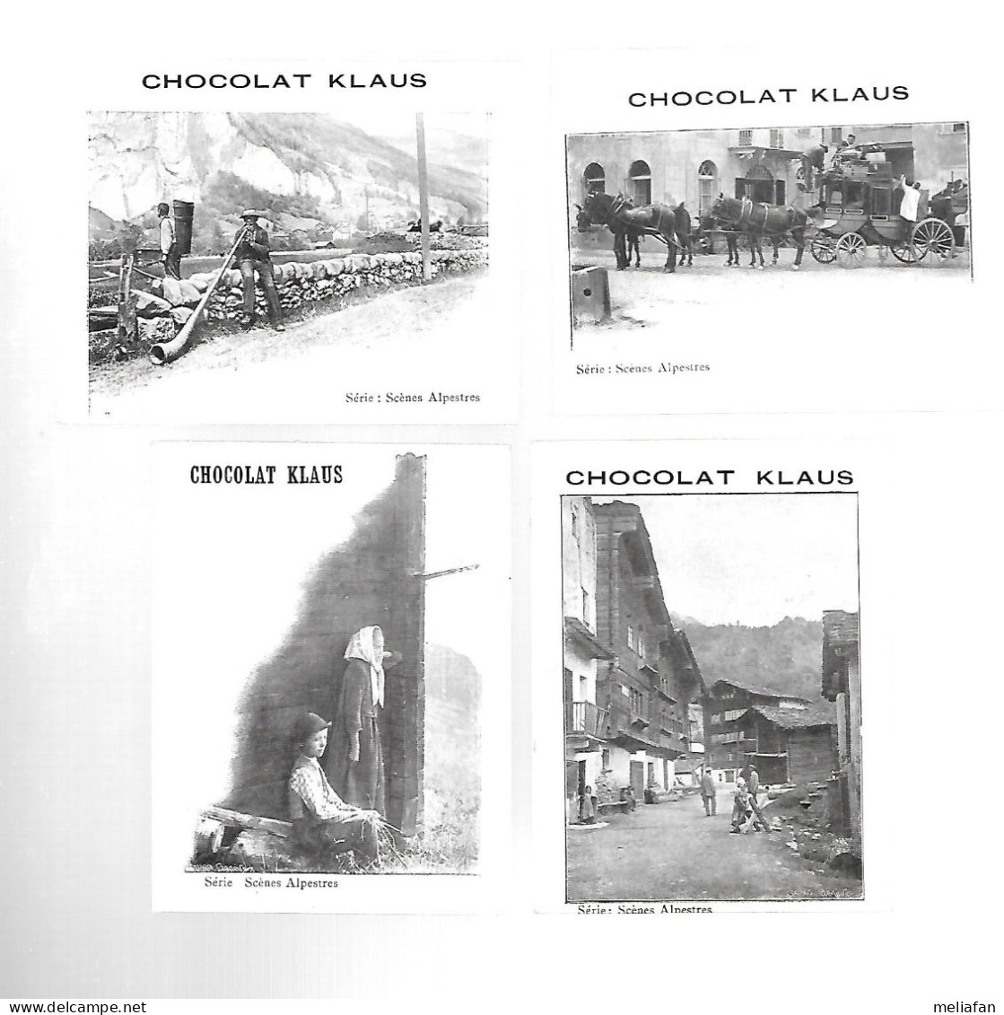 Y268 - IMAGE CHOCOLAT KLAUS - SCENES ALPESTRES - Other & Unclassified