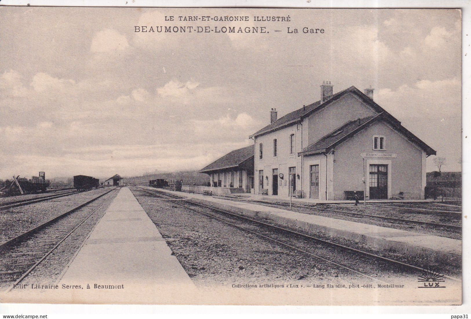 BEAUMONT DE LOMAGNE - La Gare - Beaumont De Lomagne