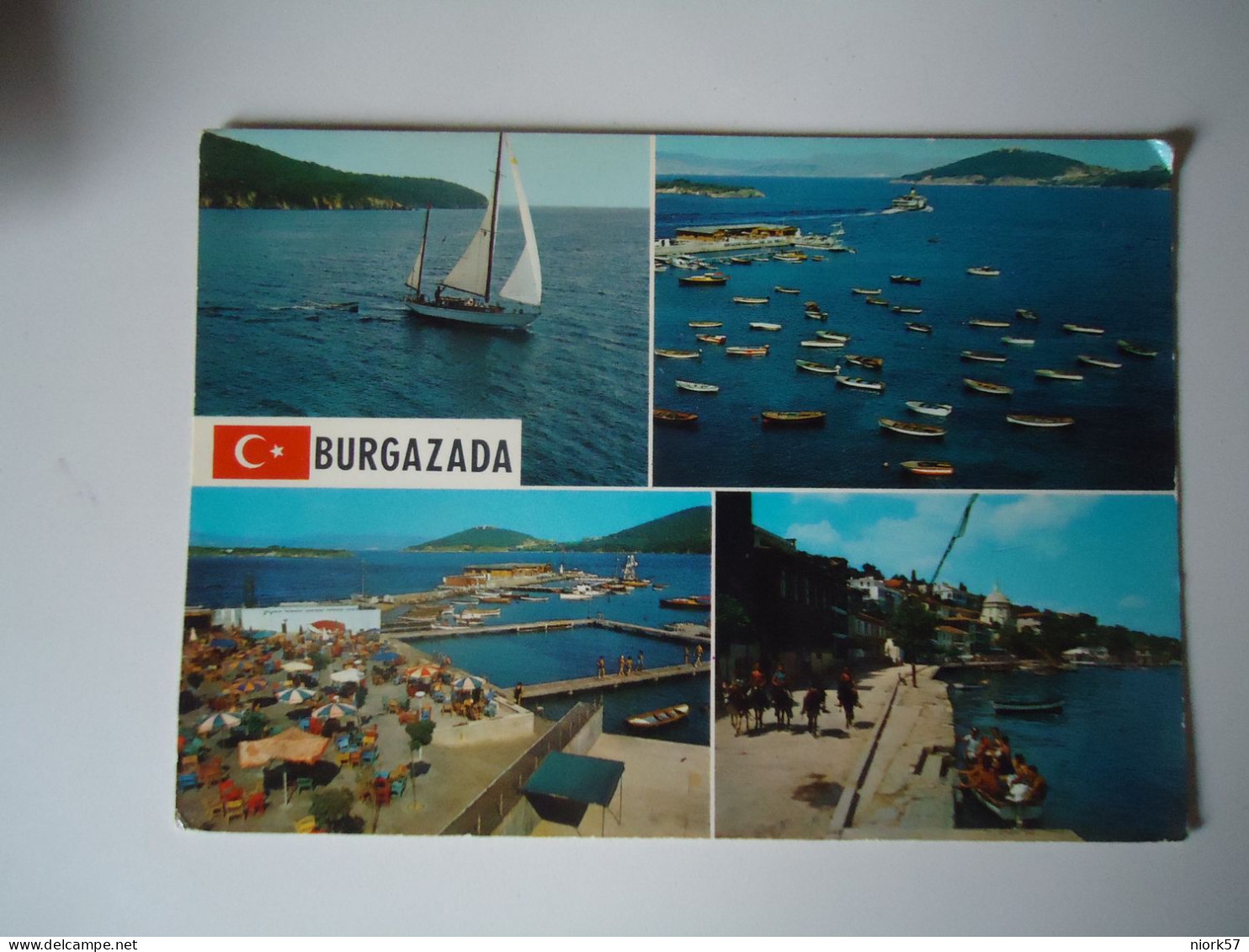 TURKEY   POSTCARDS  CONSTANTINOPLE  BURGAZADA FOR MORE PURCHASES 10% DISCOUNT - Turkey