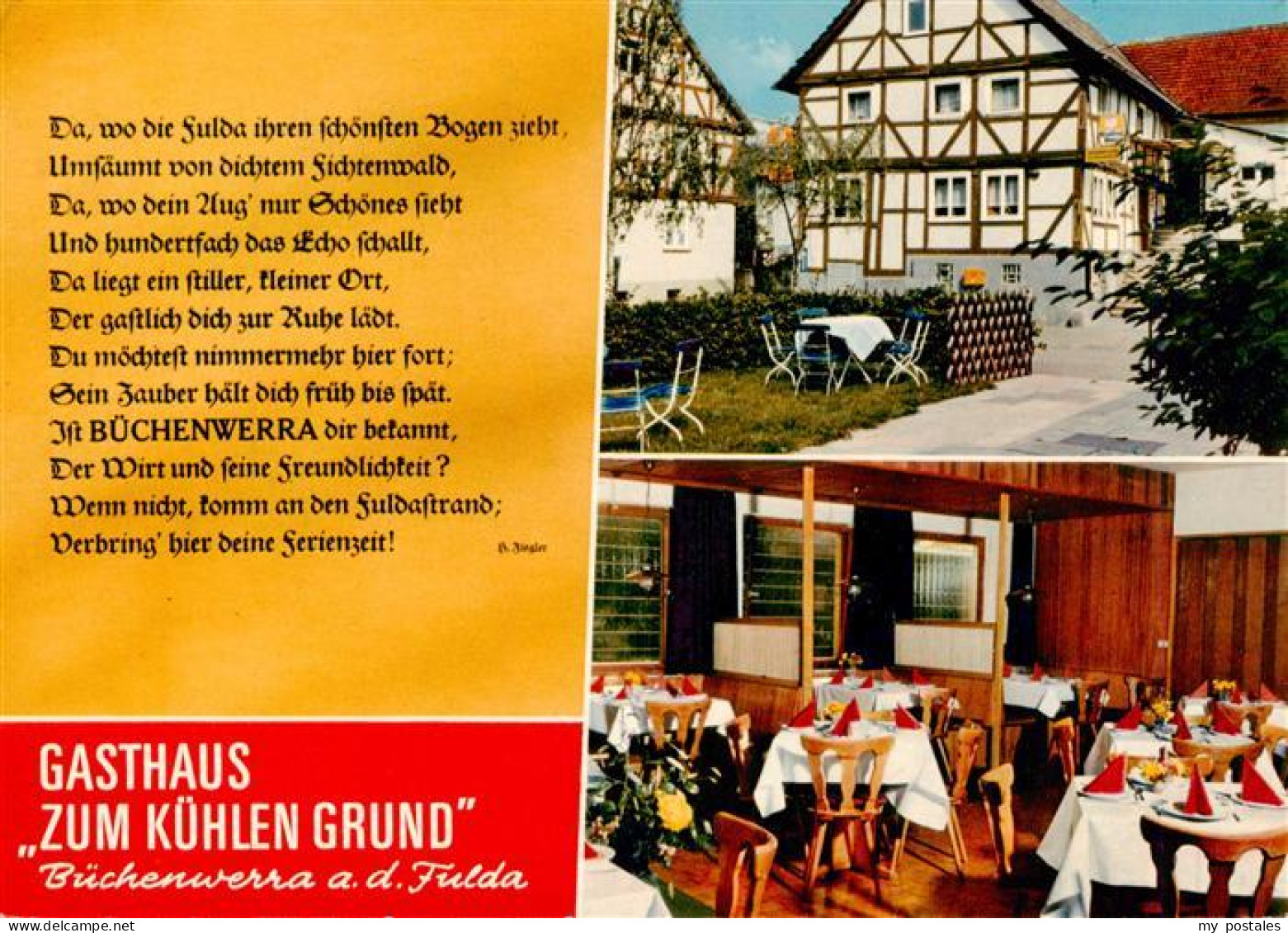 73935598 Buechenwerra Gasthaus Zum Kuehlen Grund Fachwerkhaus - Other & Unclassified