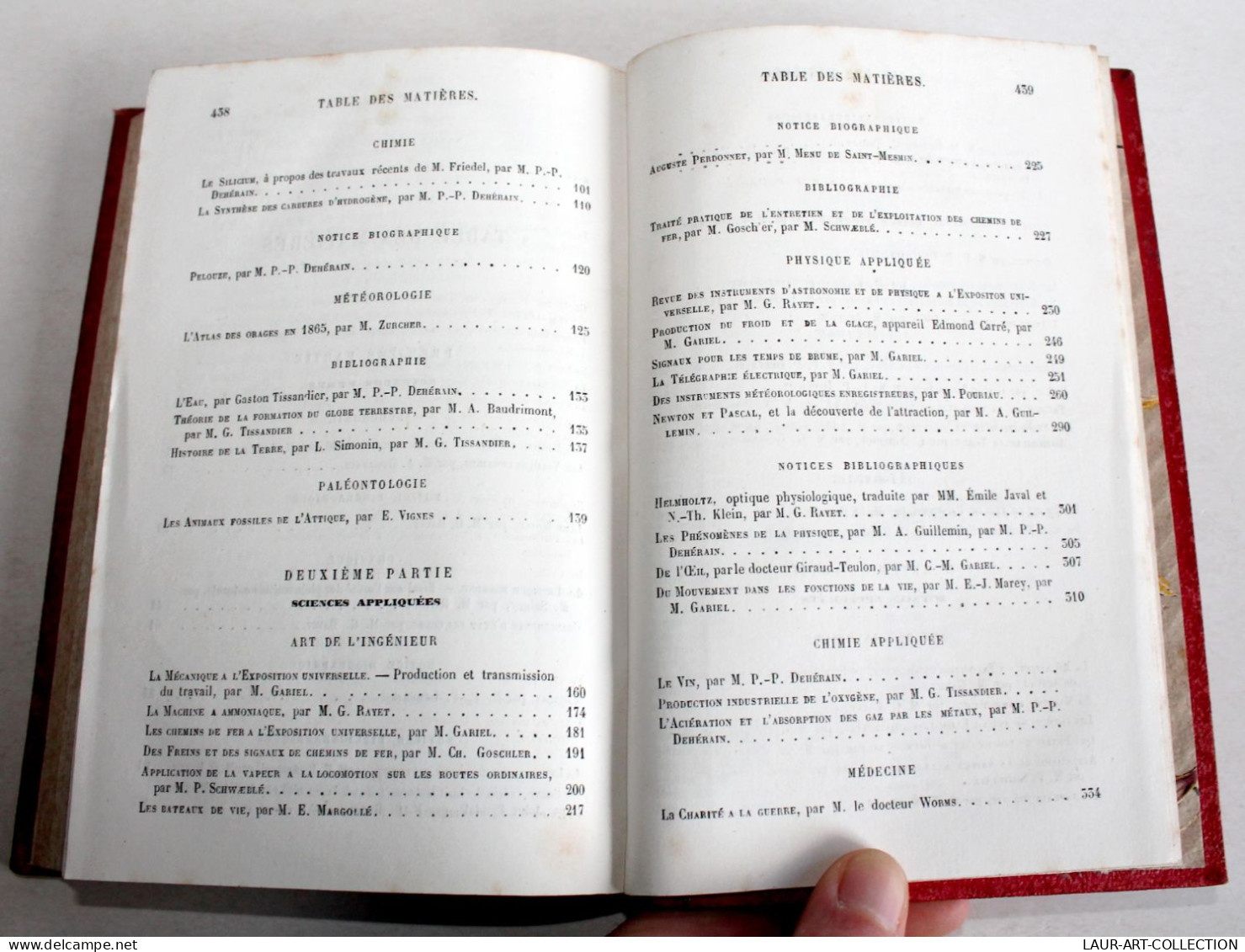 ANNUAIRE SCIENTIFIQUE De DEHERAIN 7e ANNEE 1868 MASSON PROGRES DES SCIENCES 1867 / ANCIEN LIVRE XXe SIECLE (2603.87) - Gezondheid