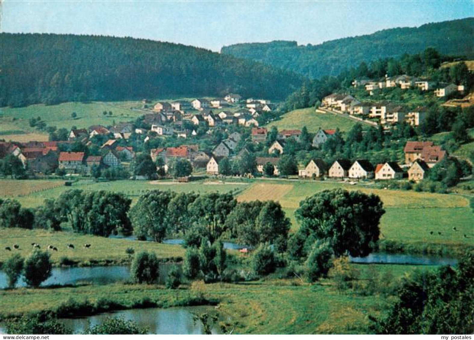 73935592 Obermelsungen Panorama Fuldalandschaft - Melsungen