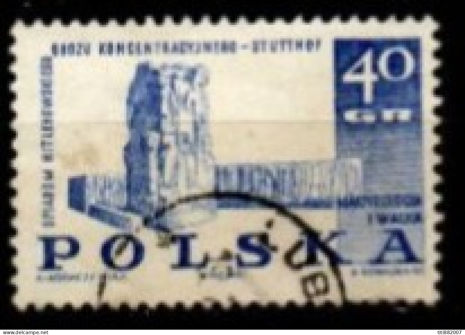 POLOGNE   -    1967 .  Y&T N° 1610 Oblitéré  .Monument / Struthof - Used Stamps