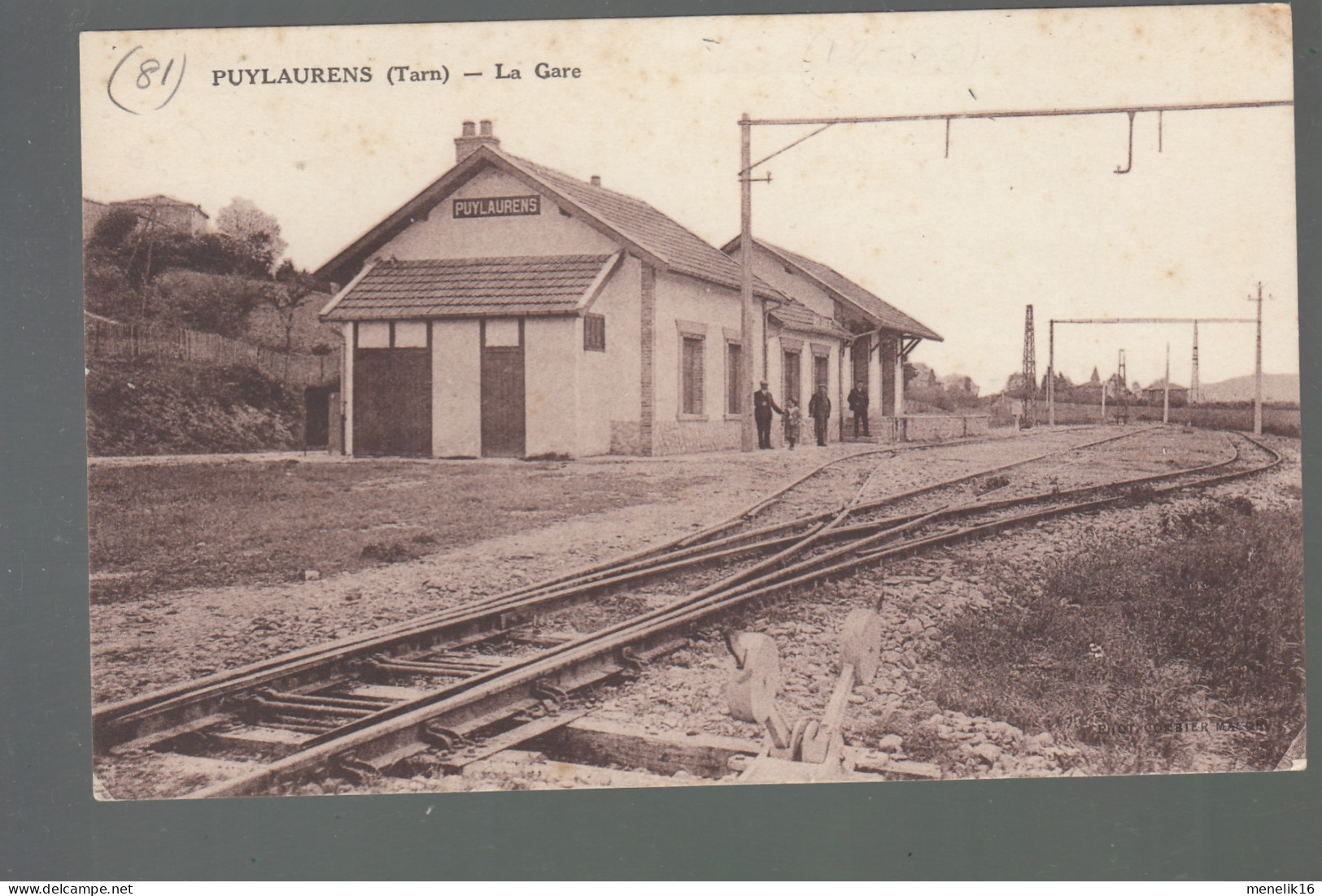 CP - 81 - Puylaurens - La Gare - Puylaurens