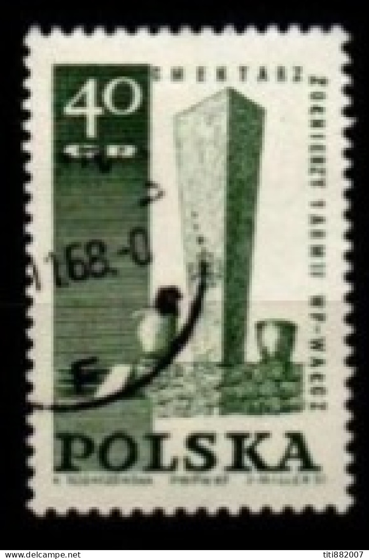 POLOGNE   -    1967 .  Y&T N° 1612 Oblitéré  . Monument - Usati