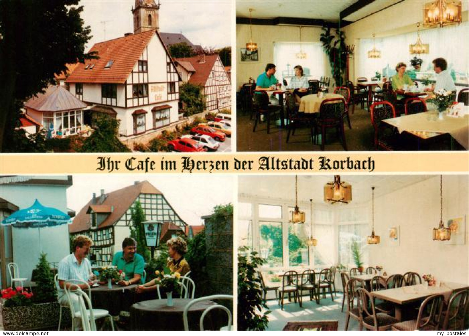 73935544 Korbach Altstadt-Café Gastraeume Terrasse - Korbach