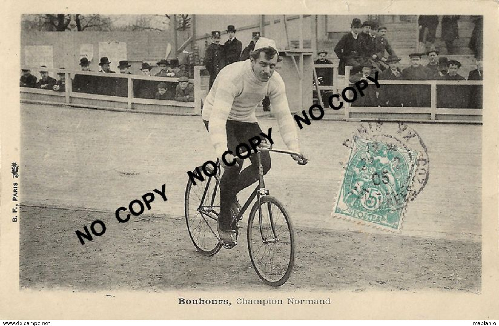 CARTE CYCLISME BOUHOURS SERIE B.F. PARIS - Cycling