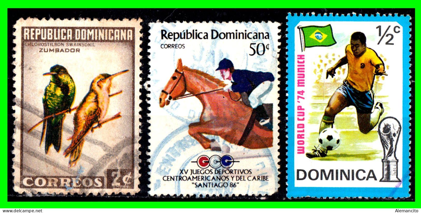 REPUBLICA DOMINICANA ( AMERICA )  SELLOS DE DIFERENTES AÑOS Y VALORES - Dominicaine (République)