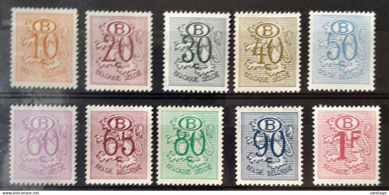Dienstzegels Nrs 47 - 56 ( Yv 50 € ) - Postfris