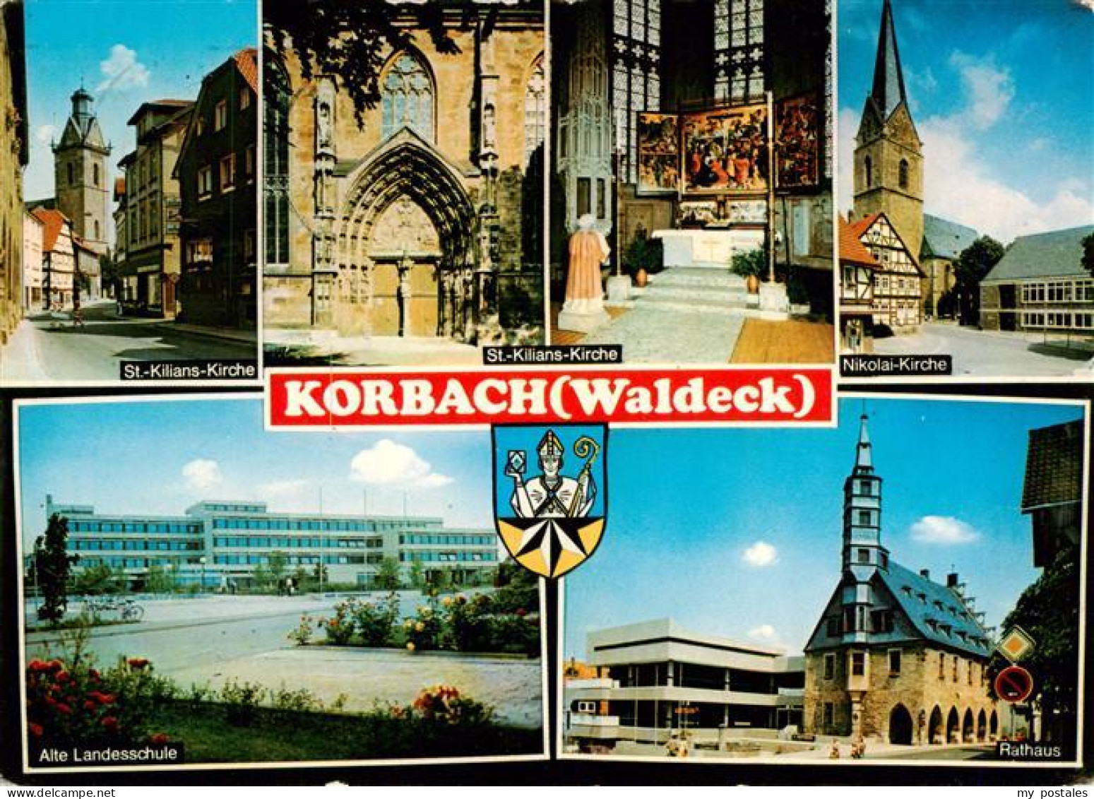 73935518 Korbach Kirche Portal Altar Landesschule Rathaus - Korbach