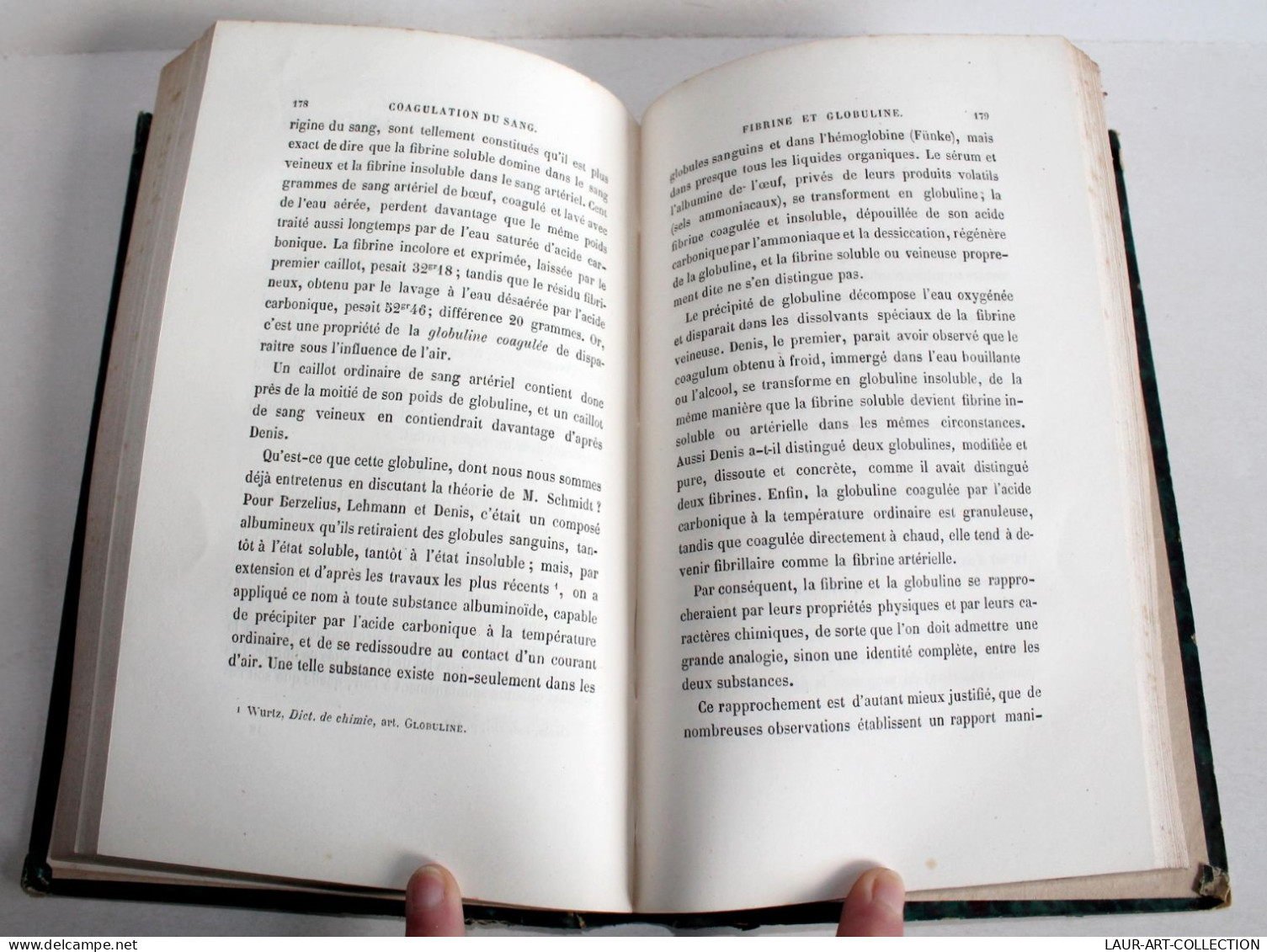 RARE! CAUSES & MECANISME DE LA COAGULATION DU SANG & SUBSTANCES ALBUMINOIDE 1875 / ANCIEN LIVRE XIXe SIECLE (2603.88) - Santé