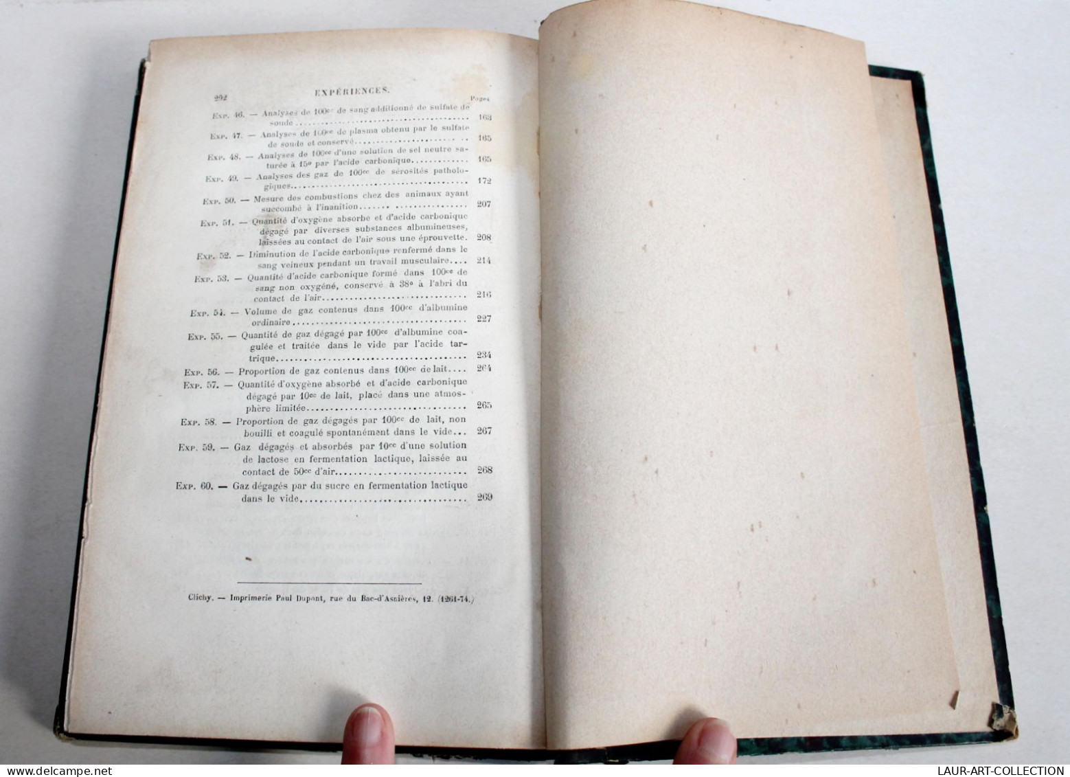 RARE! CAUSES & MECANISME DE LA COAGULATION DU SANG & SUBSTANCES ALBUMINOIDE 1875 / ANCIEN LIVRE XIXe SIECLE (2603.88) - Santé