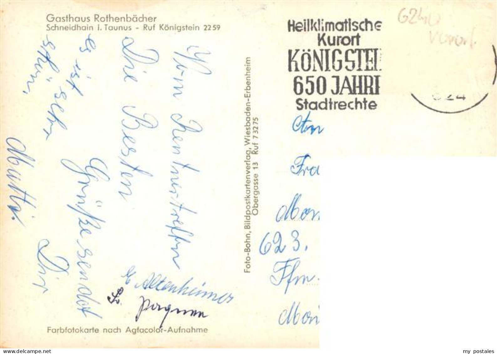 73935487 Schneidhain_Koenigstein_Taunus Gasthaus Rothenbaecher Gastraum - Koenigstein