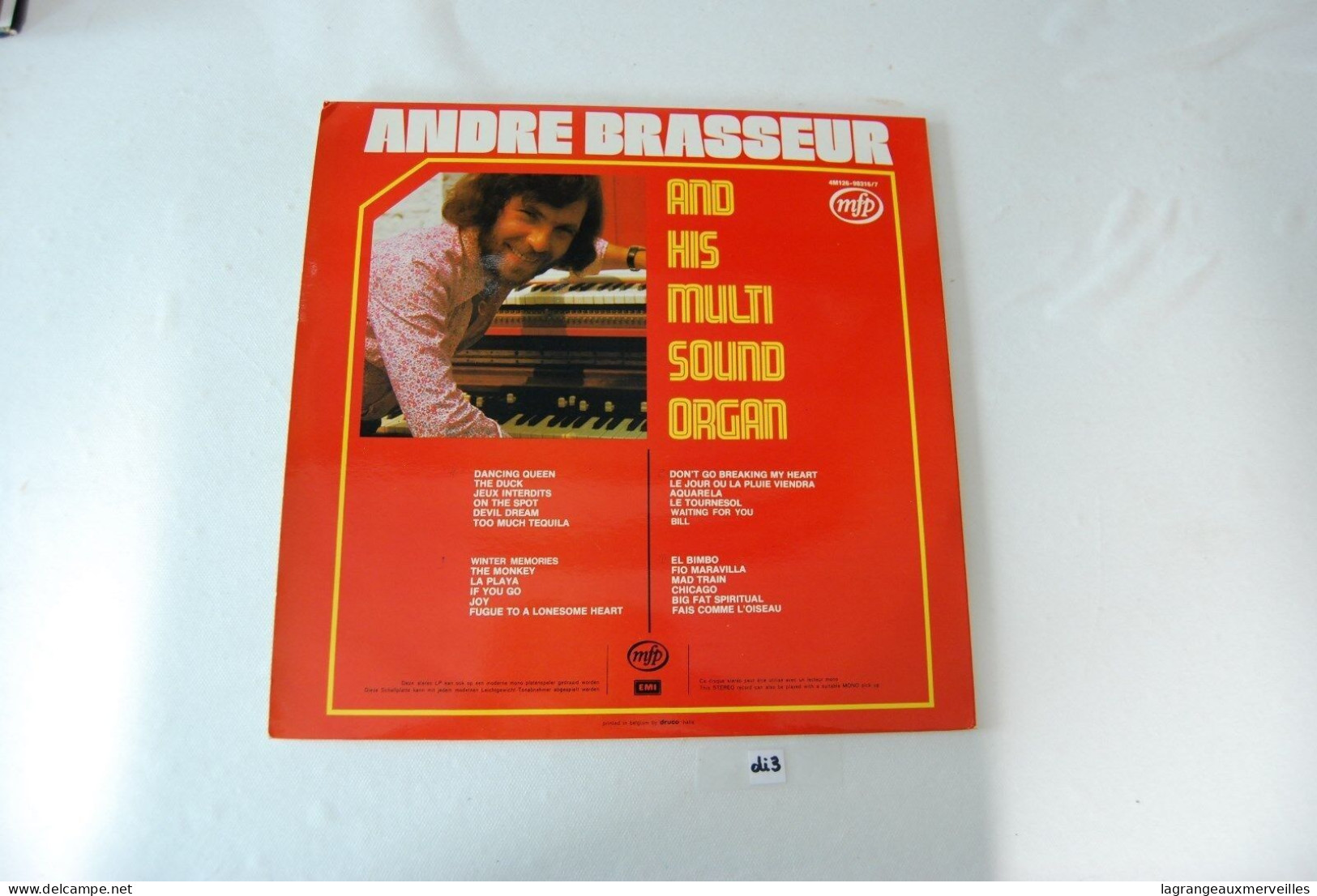 Di3- Vinyl 33 T - Andre Brasseur Et Hit Multi Sound - Blues