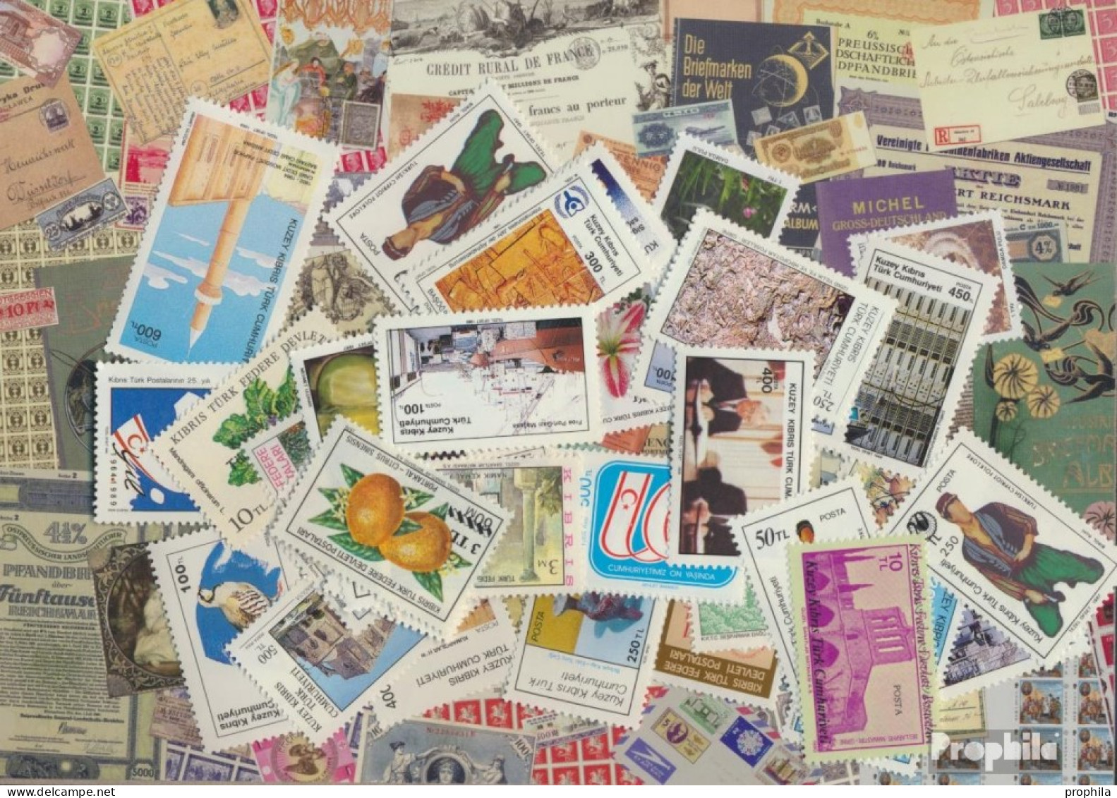 Türkisch-Zypern Briefmarken-50 Verschiedene Marken - Used Stamps