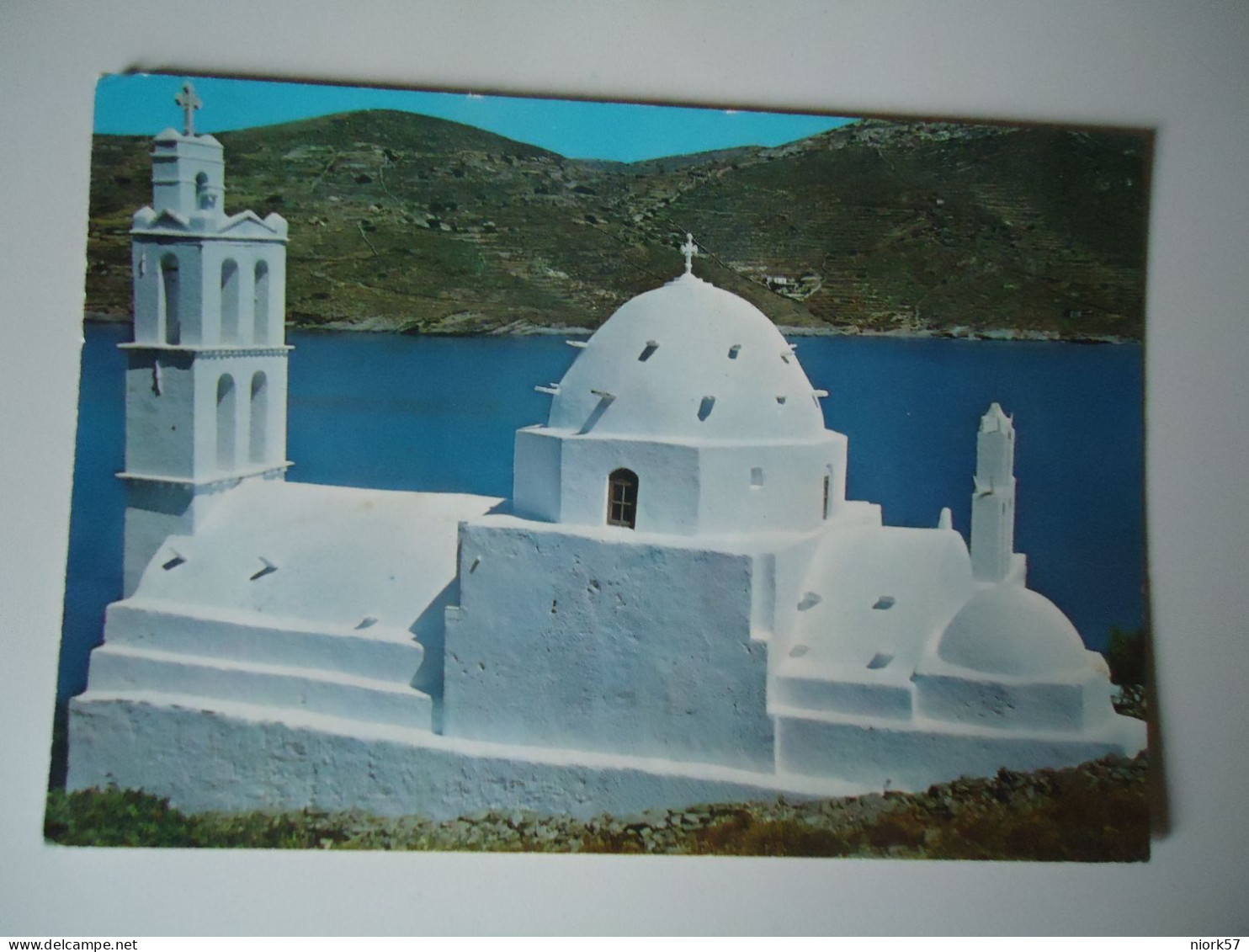 GREECE  PHOTO  GREEK  ISLANDS   CHURCH  FOR MORE PURCHASES 10% DISCOUNT - Grèce