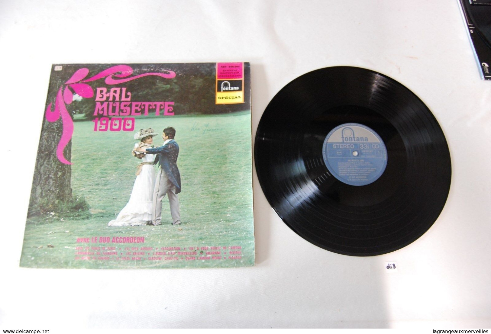 Di3- Vinyl 33 T - Bal Musette 1900 - Klassiekers