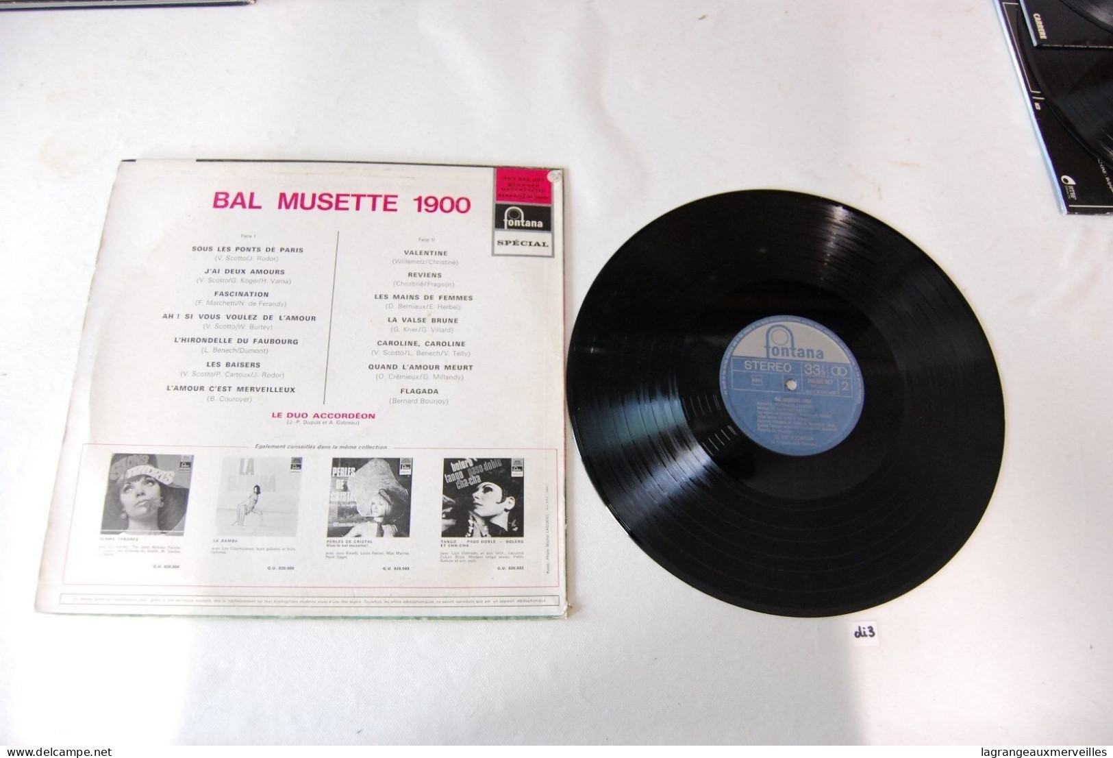 Di3- Vinyl 33 T - Bal Musette 1900 - Klassiekers