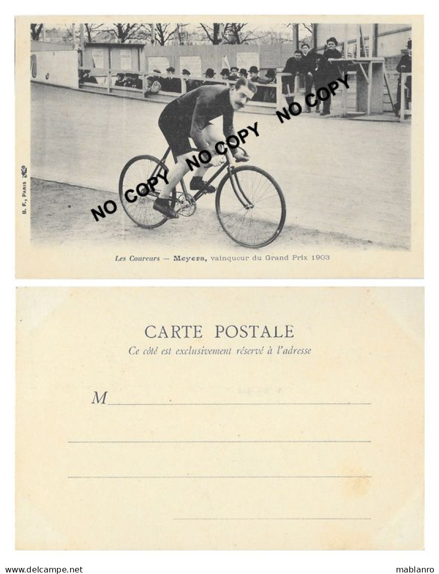 CARTE CYCLISME MEYERS SERIE B.F. PARIS - Radsport