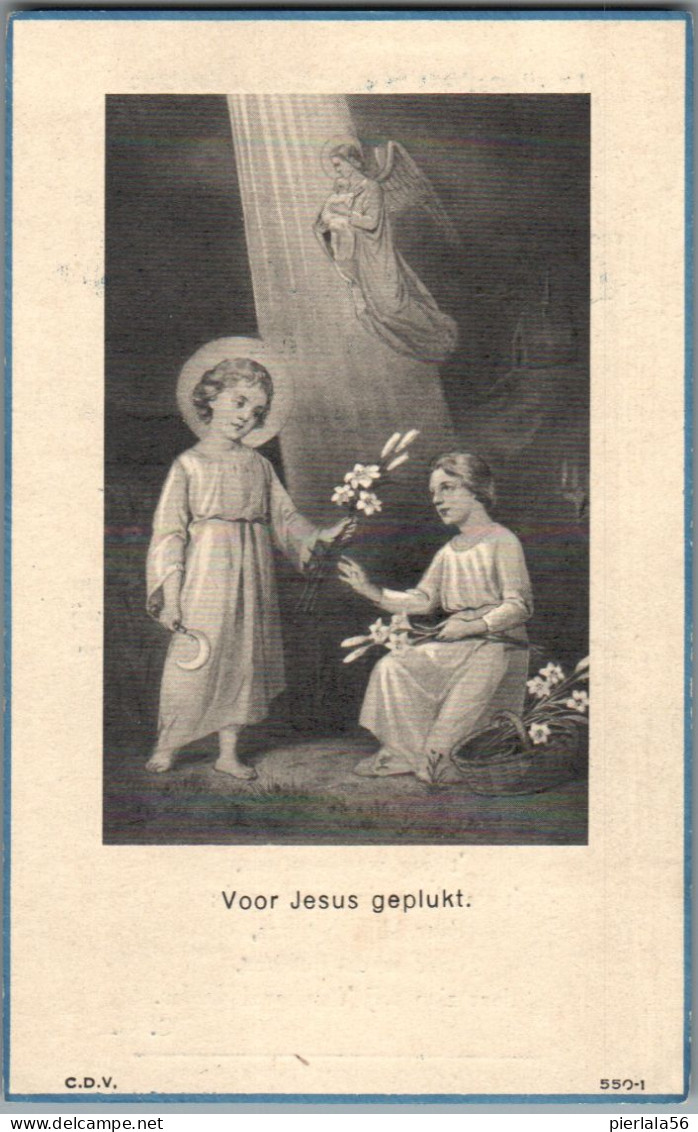 Bidprentje Diksmuide - Vermeire Liliane Prudence Leopoldine (1933-1938) - Images Religieuses