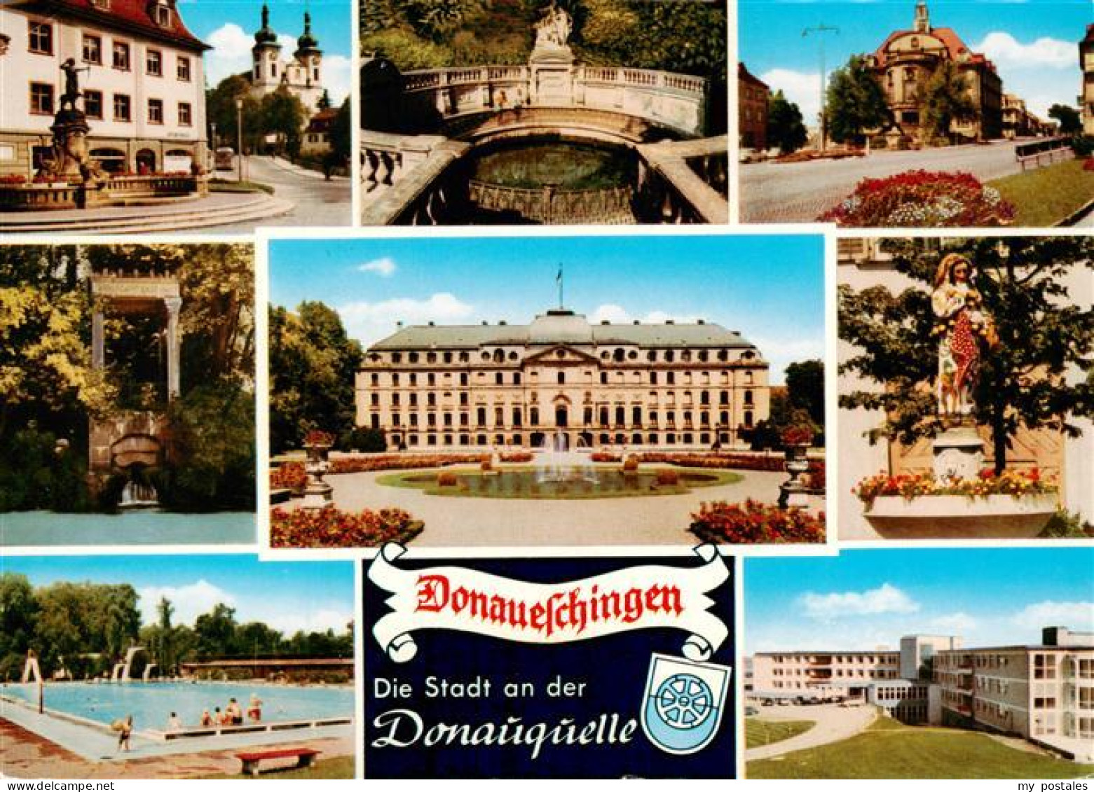 73935397 Donaueschingen Rathaus Donauquelle Schloss Schwimmbad Marienfigur Kurha - Donaueschingen