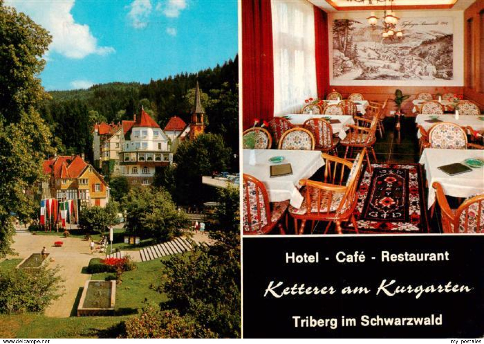 73935391 Triberg Hotel Restaurant Cafe Ketterer Am Kurgarten Gastraum - Triberg