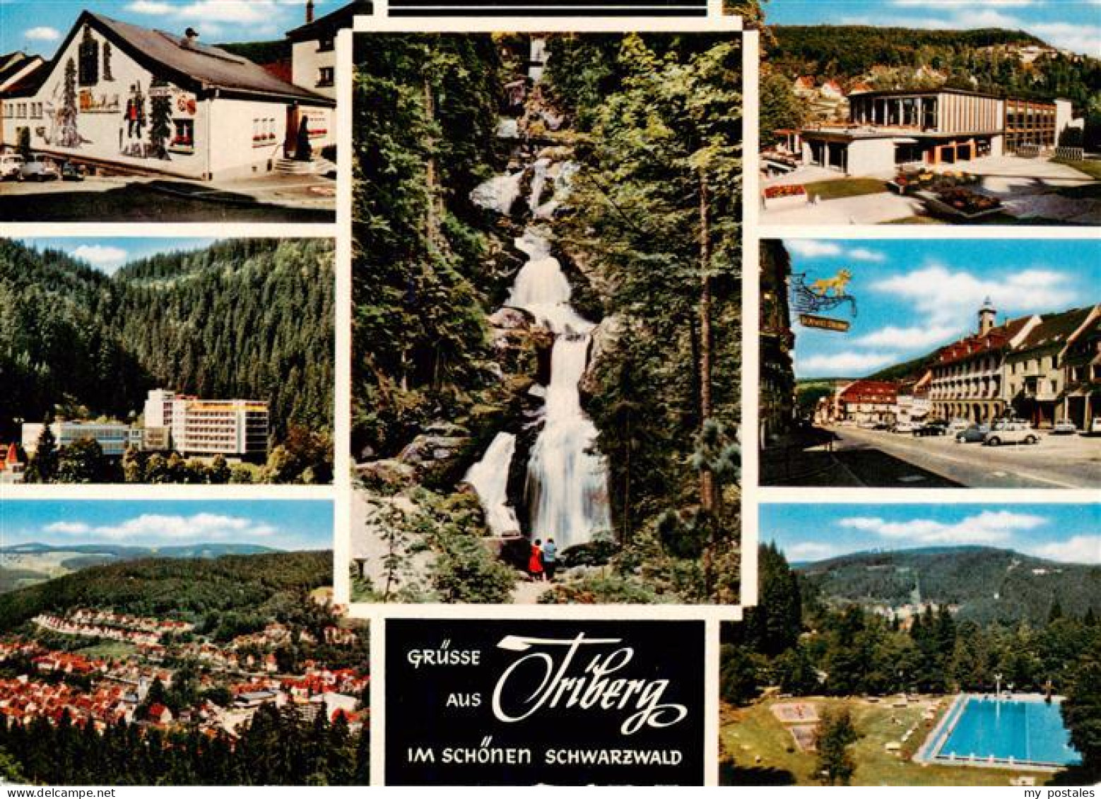 73935384 Triberg Heimatmuseum Kurhaus Wasserfall Panorama Marktplatz Schwimmbad - Triberg