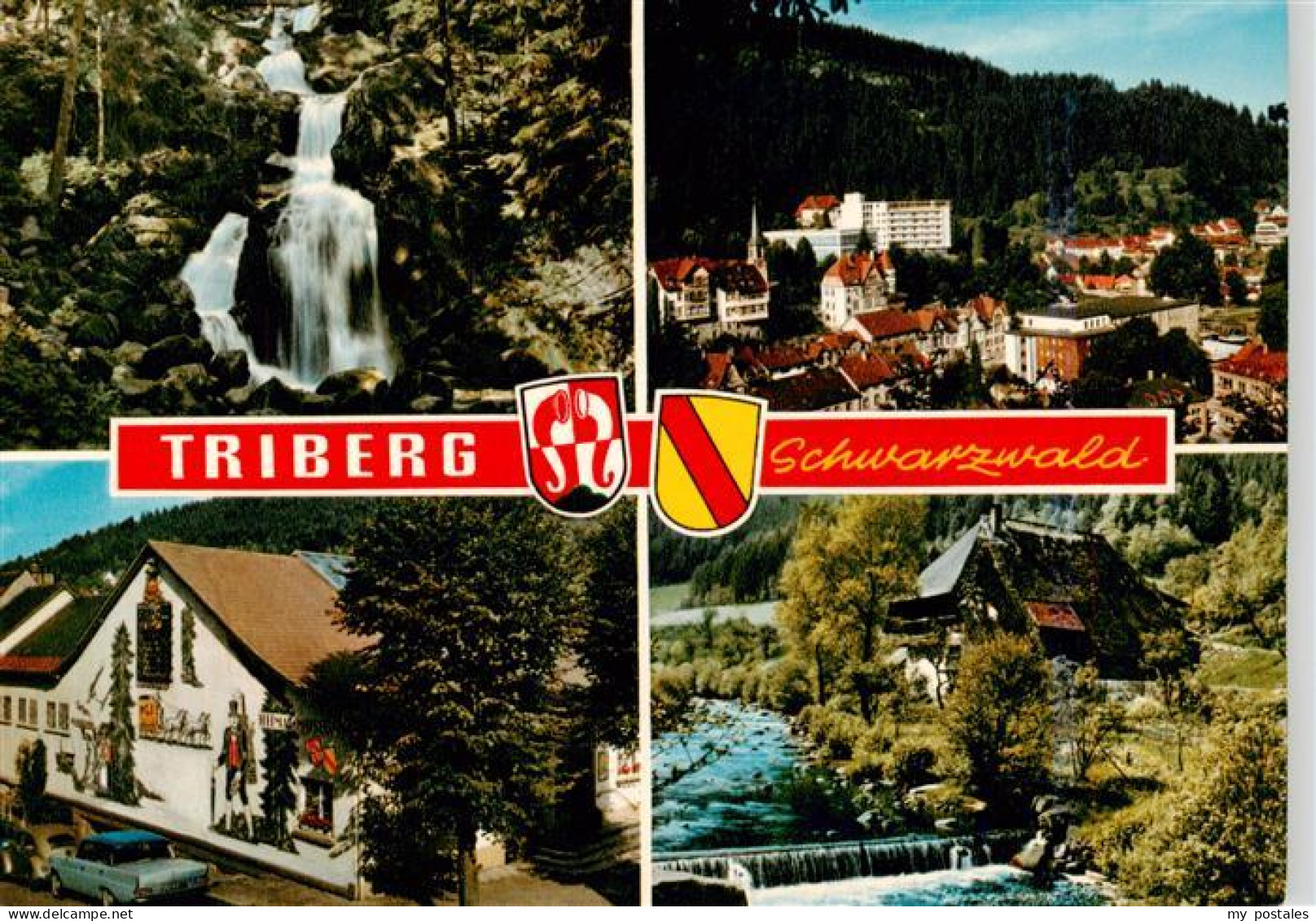 73935382 Triberg Wasserfall Panorama Heimatmuseum Schwarzwaldhaus - Triberg