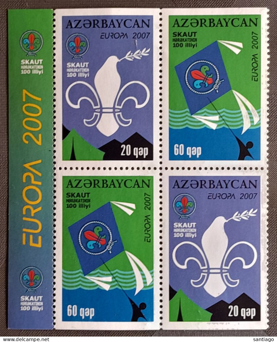 Scouts Azerbadjan / Ook Europazegels 2007 / Paar Postfris - Neufs