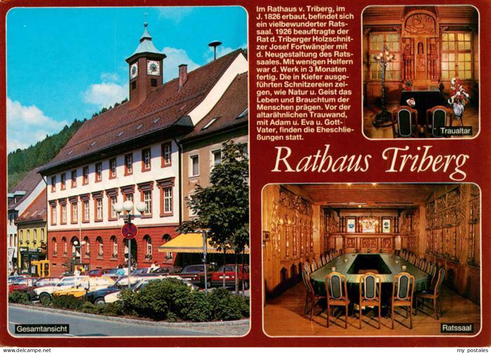 73935371 Triberg Rathaus Traualtar Ratssaal - Triberg