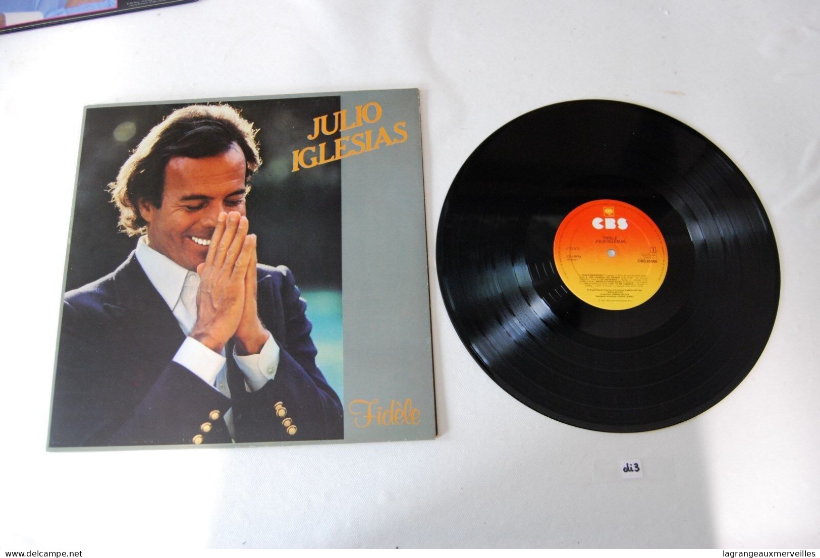 Di3- Vinyl 33 T - Julio Iglesias - Fidele - Fidèle - Otros - Canción Francesa