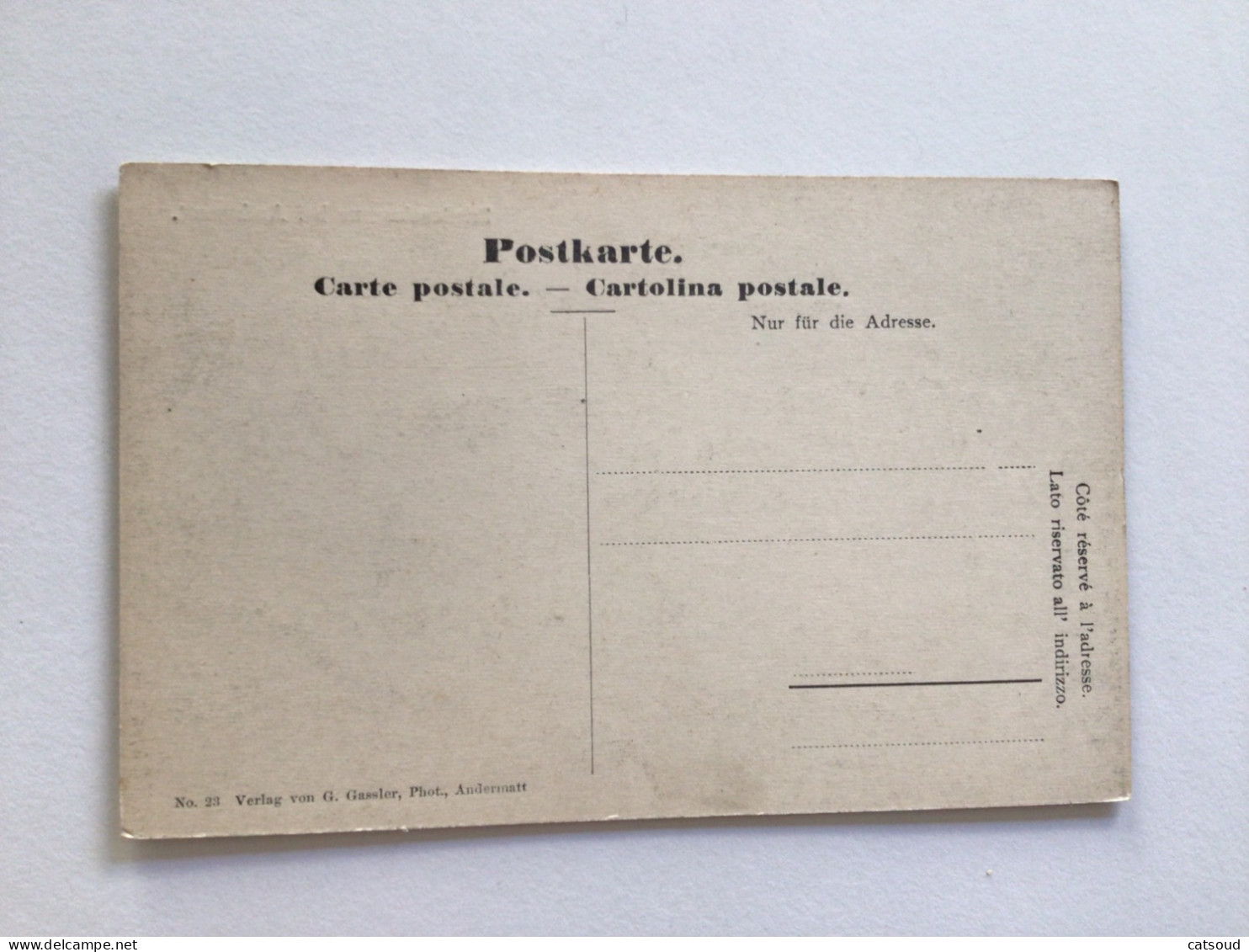 Carte Postale Ancienne Friedenskaserne Bei Andermatt - Kazerne