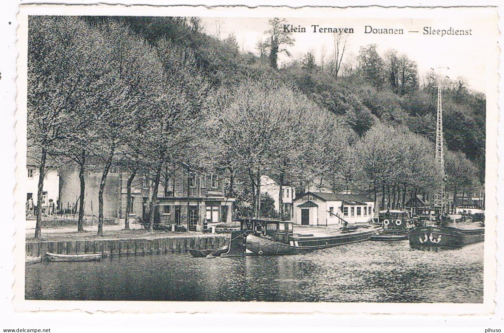 B-10012  KLEIN TERNAYEN / PETIT LANAYE : Douanen Sleepdienst  ( Bateau, Barque) - Visé