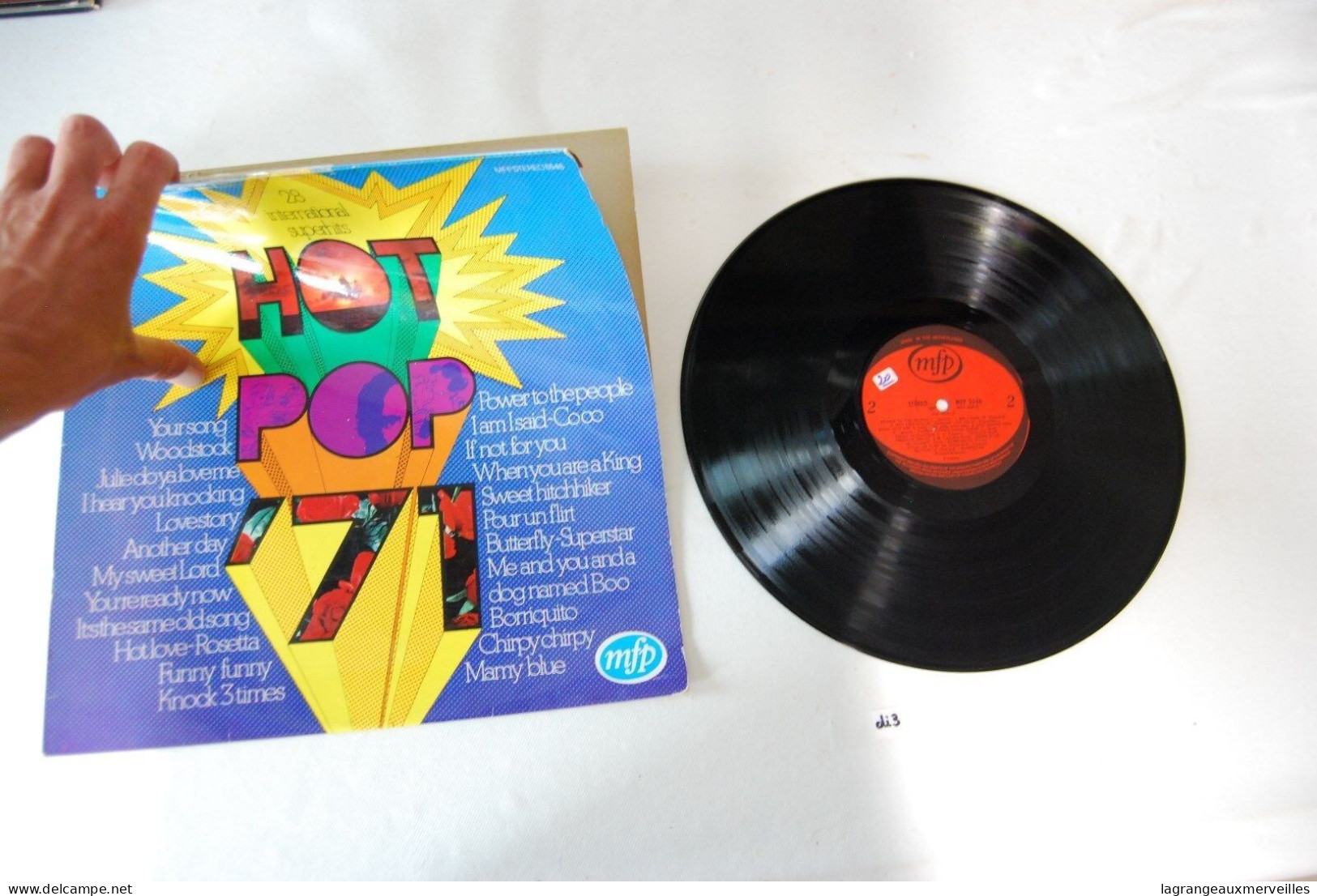 Di3- Vinyl 33 T - Hot Pop 71 - Mfp - Disco, Pop