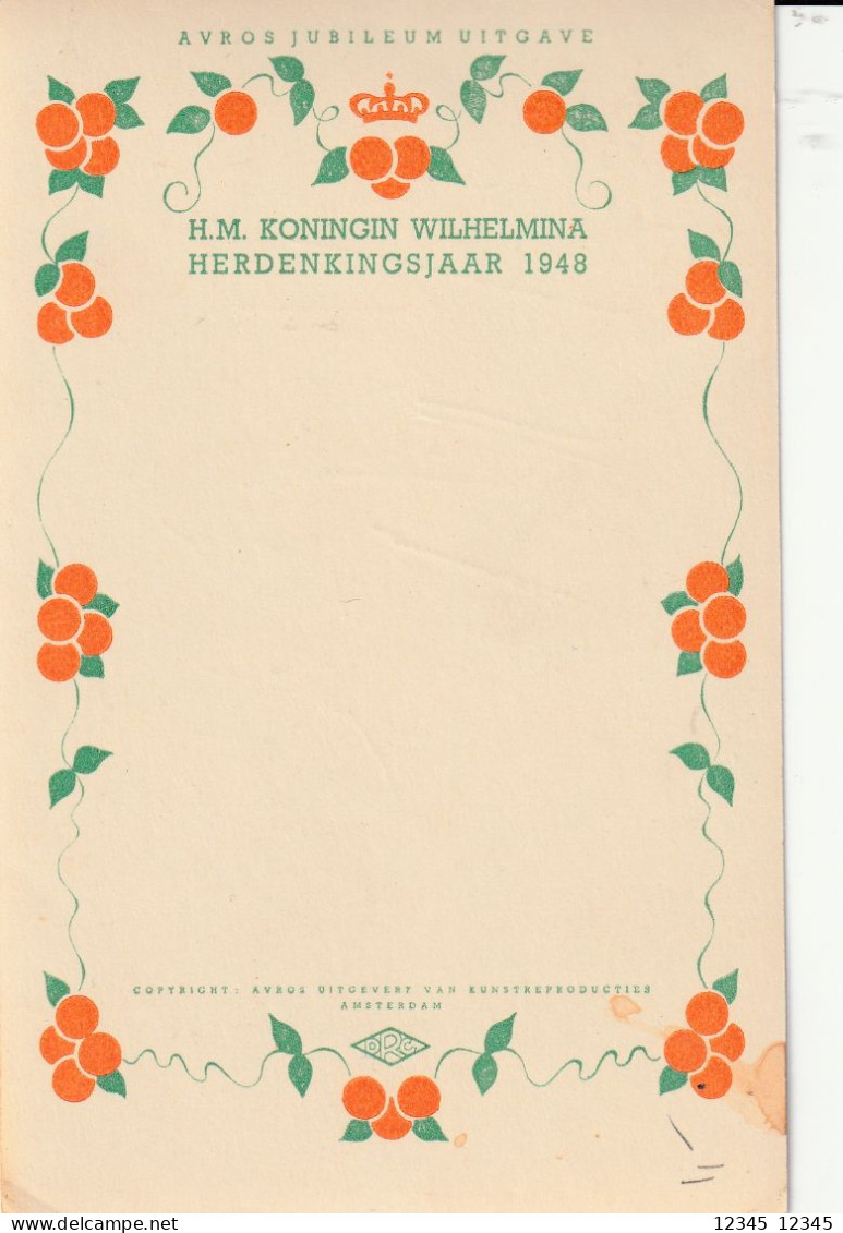 H.M. Koningin Wilhelmina, Herdenkingsjaar 1948 - Royal Families