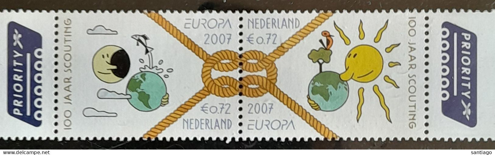 Scouts Nederland  Ook Europazegels 2007 / Paar Postfris  2436 - 37 - Nuovi