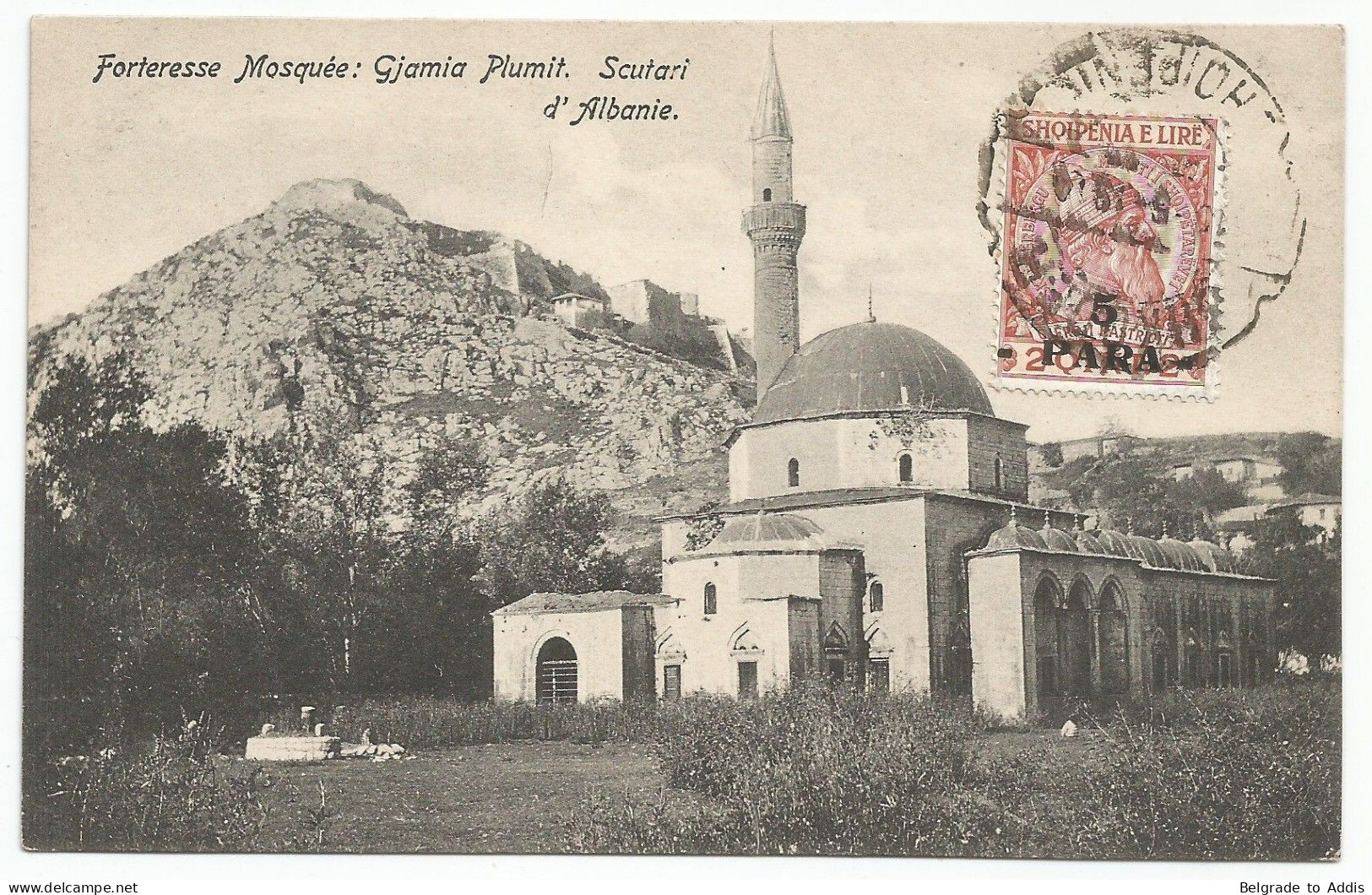Albania Albanie Carte Postale Postcard 1918 Shkodra Scutari (Stamped But Uncirculated) - Albania