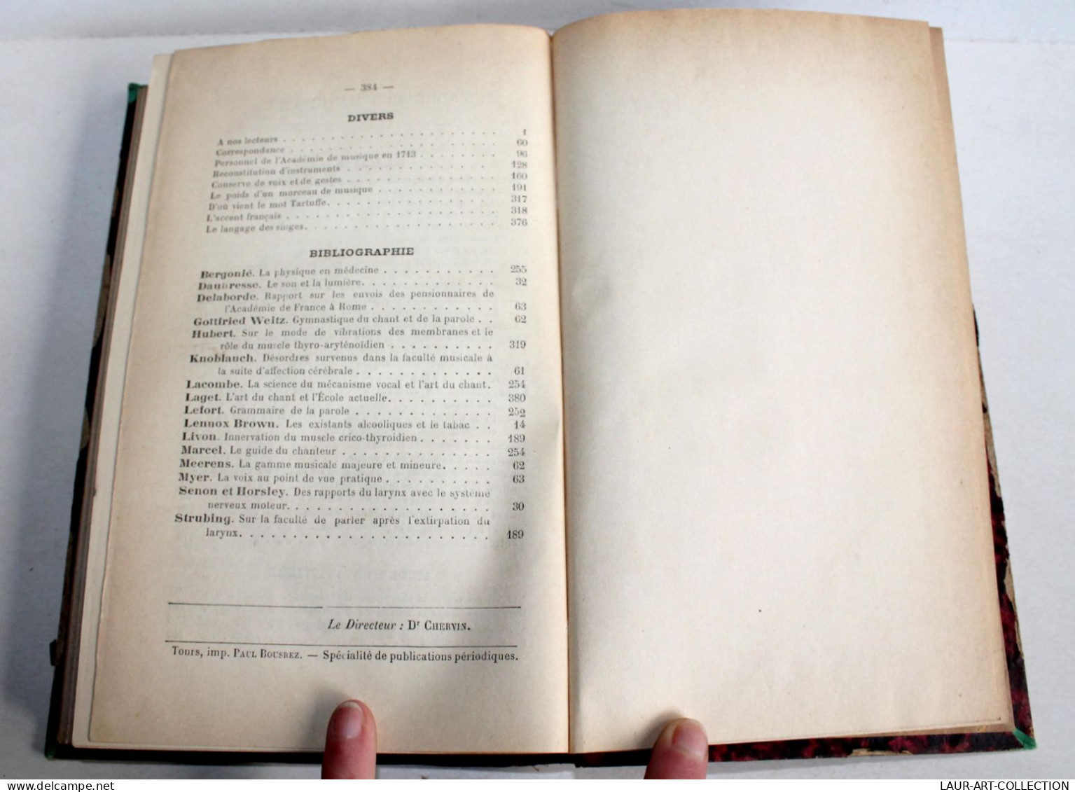 LA VOIX, PARLEE & CHANTEE ANATOMIE PHYSIOLOGIE PATHOLOGIE HYGIENE EDUCATION 1891 / ANCIEN LIVRE XXe SIECLE (2603.94) - Salute