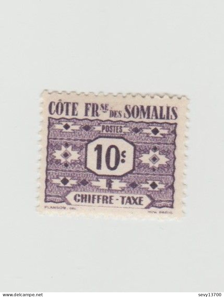Cote Française Des Somalis - 14timbres   Mosquée De Djibouti 1938 - Paysage 1947 - Timbre Taxe... - Unused Stamps